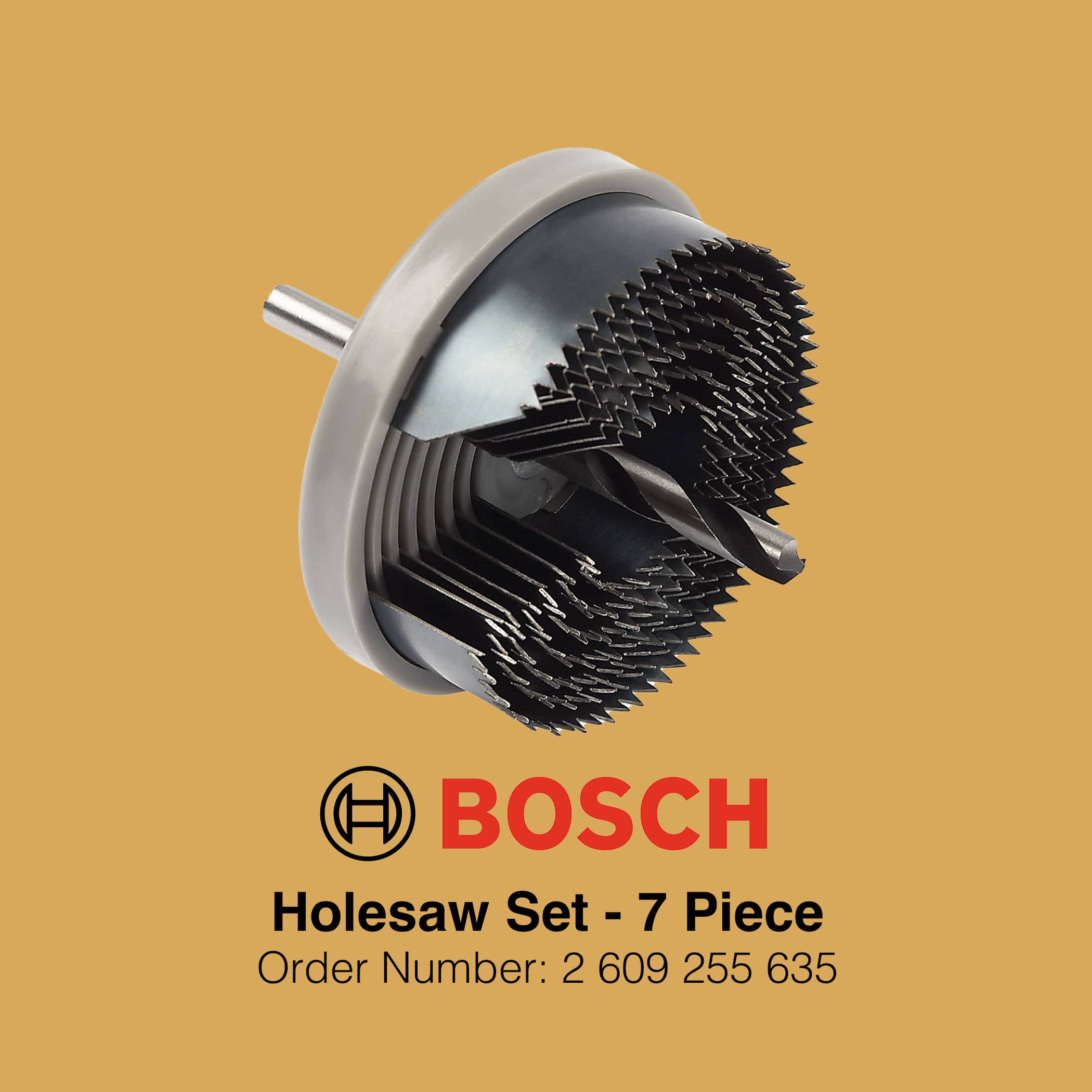 Bosch Holesaw Set 7 Piece - Gallery Image