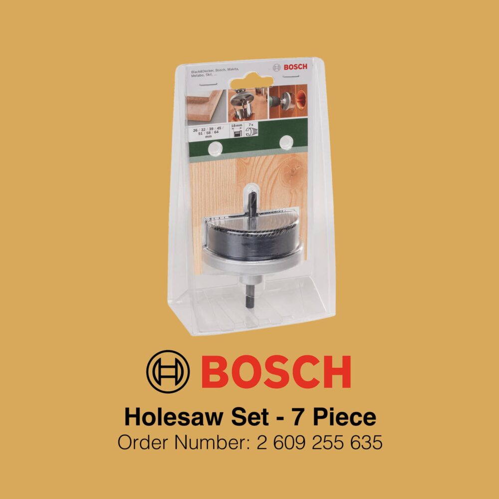 Bosch Holesaw Set 7 Piece - Packaging Image