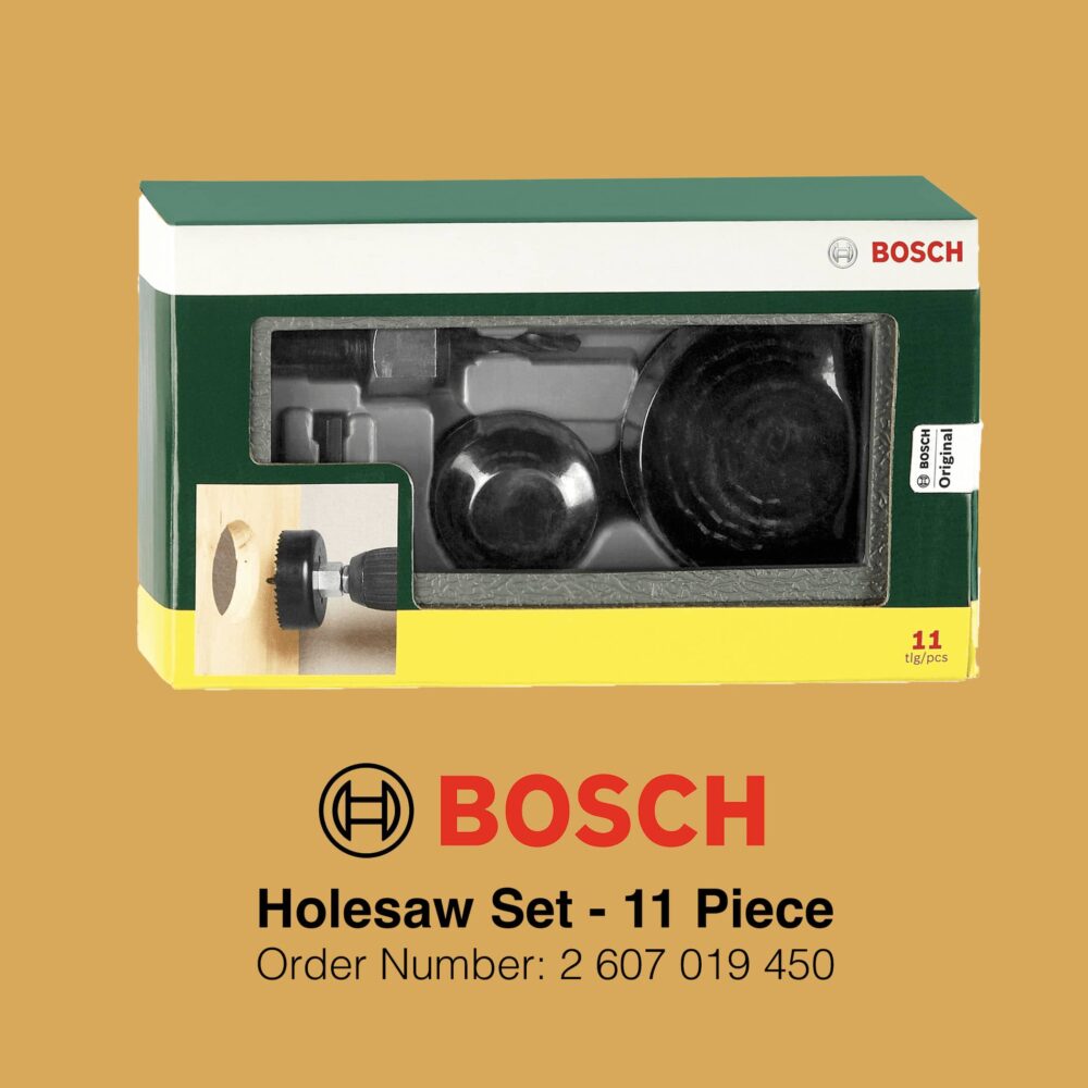 Bosch Holesaw Set 11 Piece - Packaging Image