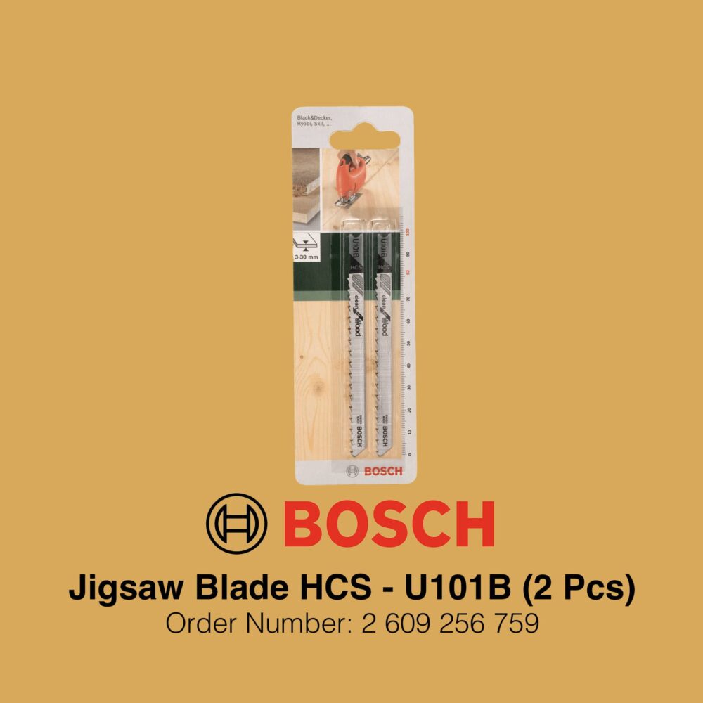 Bosch Jigsaw Blade HCS U101B - Packaging Image