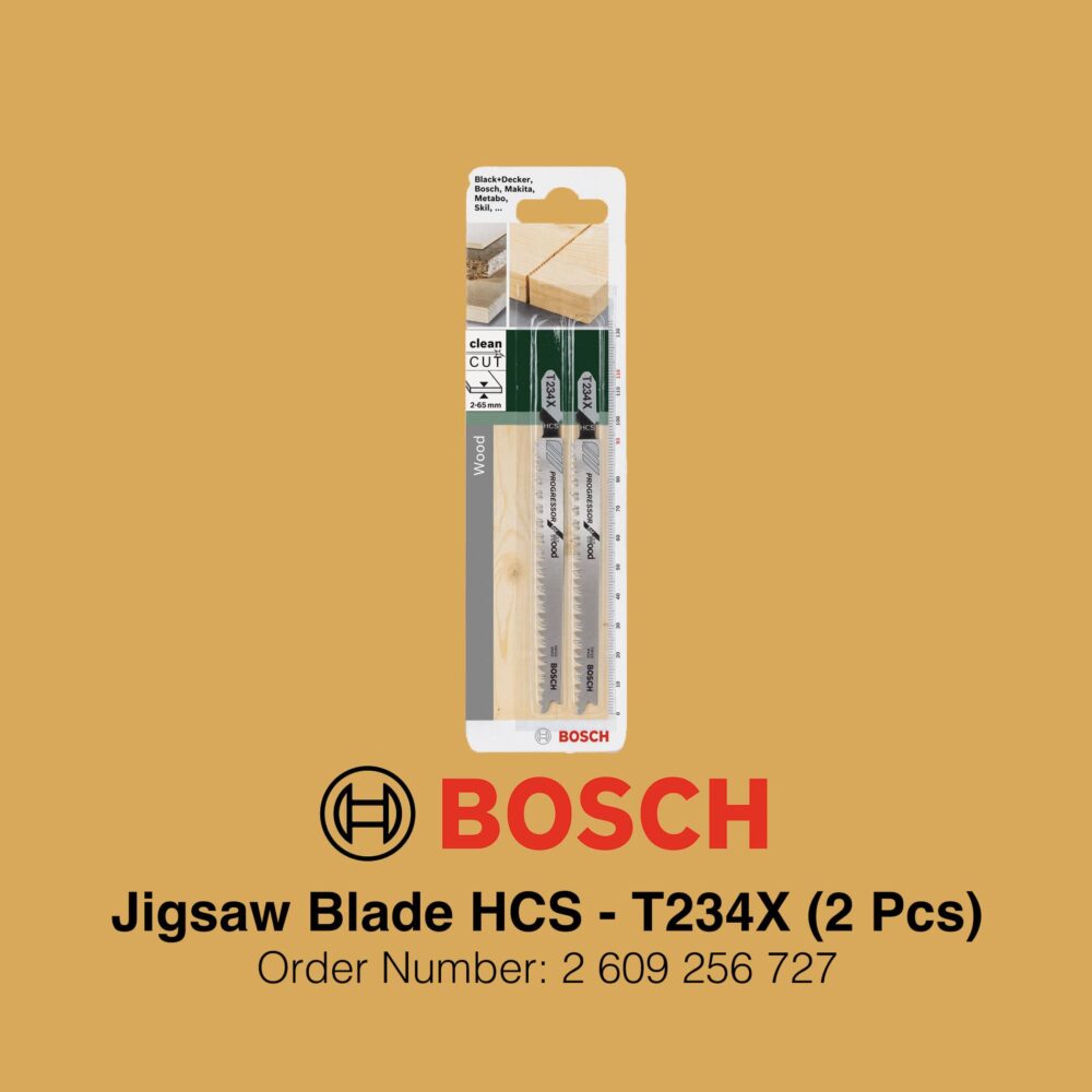 Bosch Jigsaw Blade HCS T234X - Packaging Image