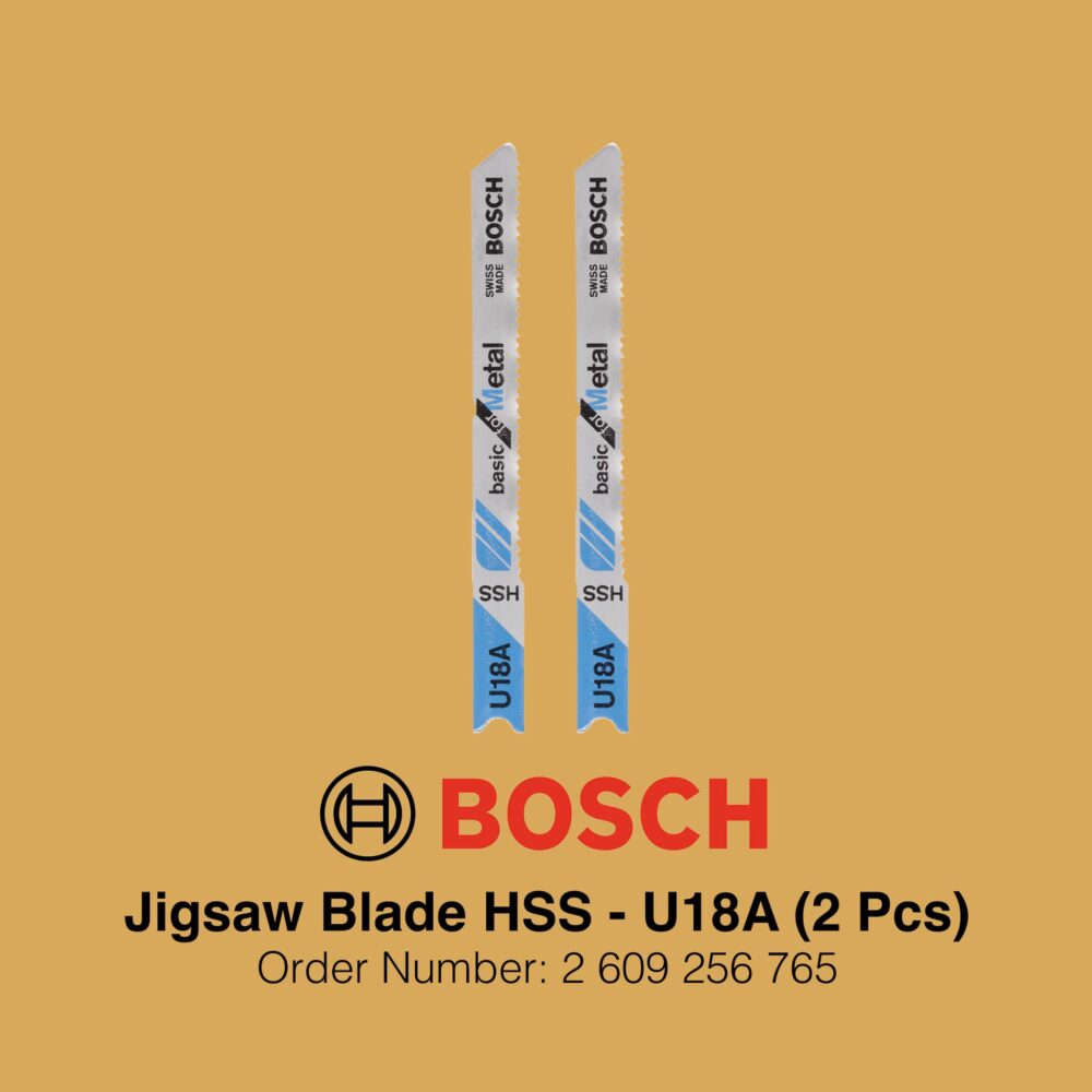 Bosch Jigsaw Blade HSS U18A Metal - Gallery Image