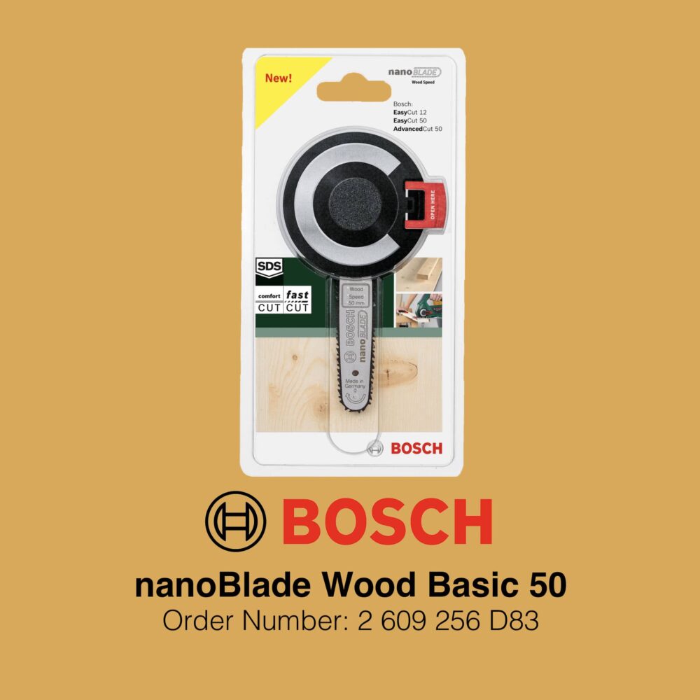 Bosch nanoBlade WoodBasic 50 - Packaging Image