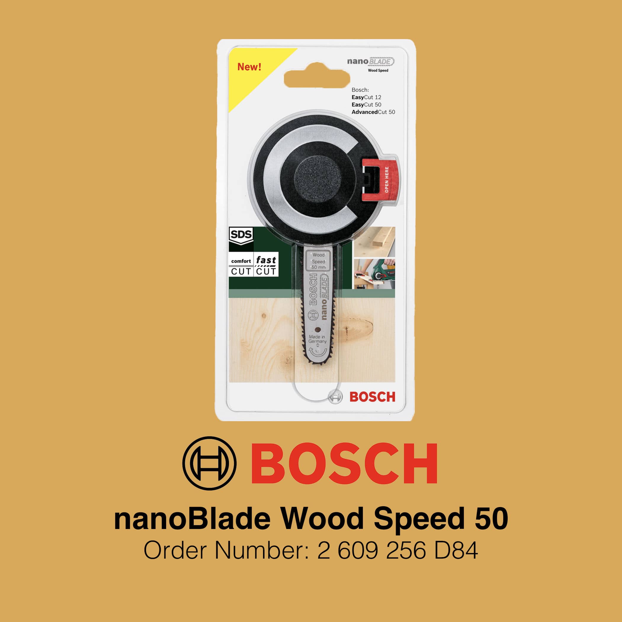 Bosch nanoBlade WoodSpeed 50 - Packaging Image