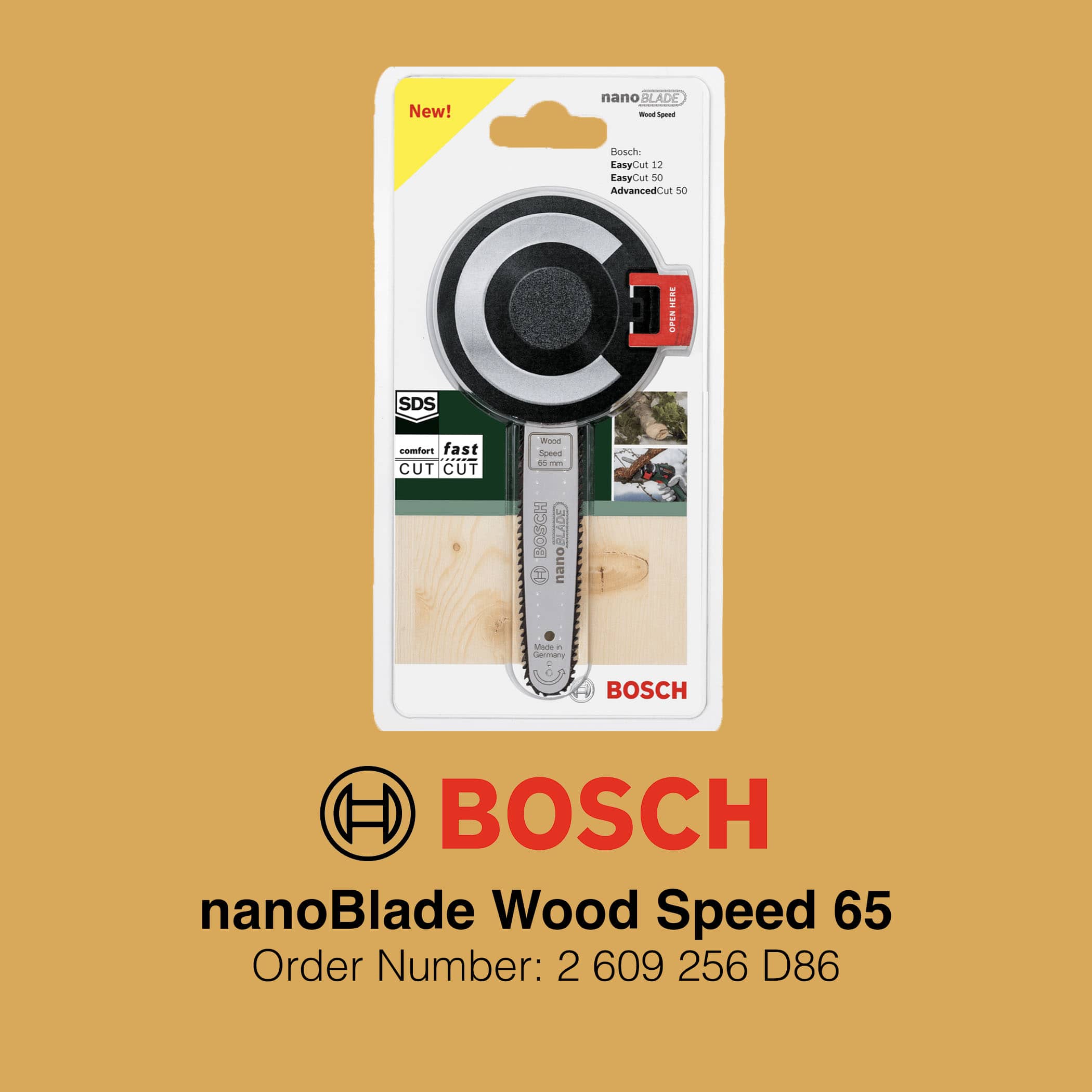 Bosch nanoBlade WoodSpeed 65 - Packaging Image