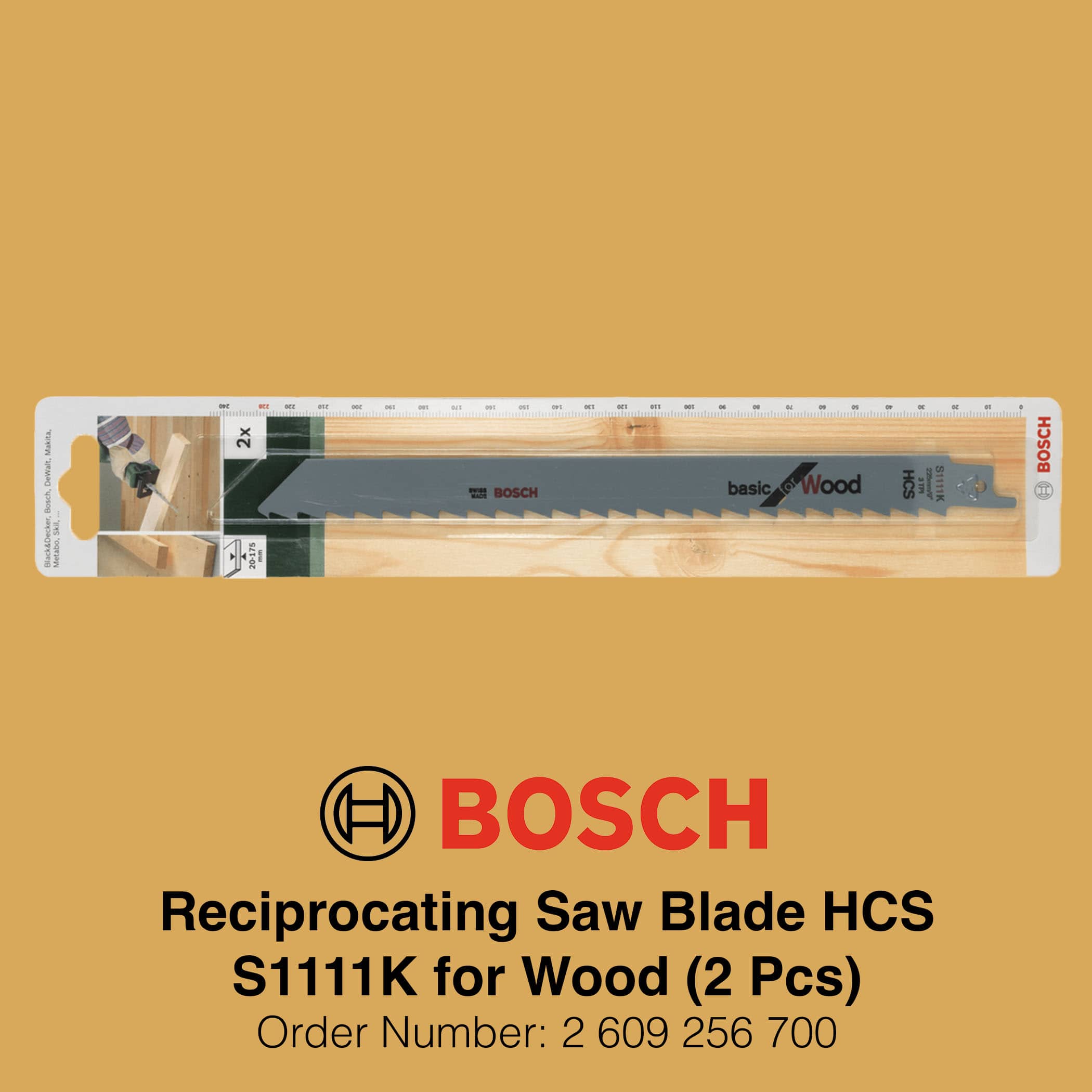 Bosch Reciprocating Saw Blade HCS S1111K - Packaging Image