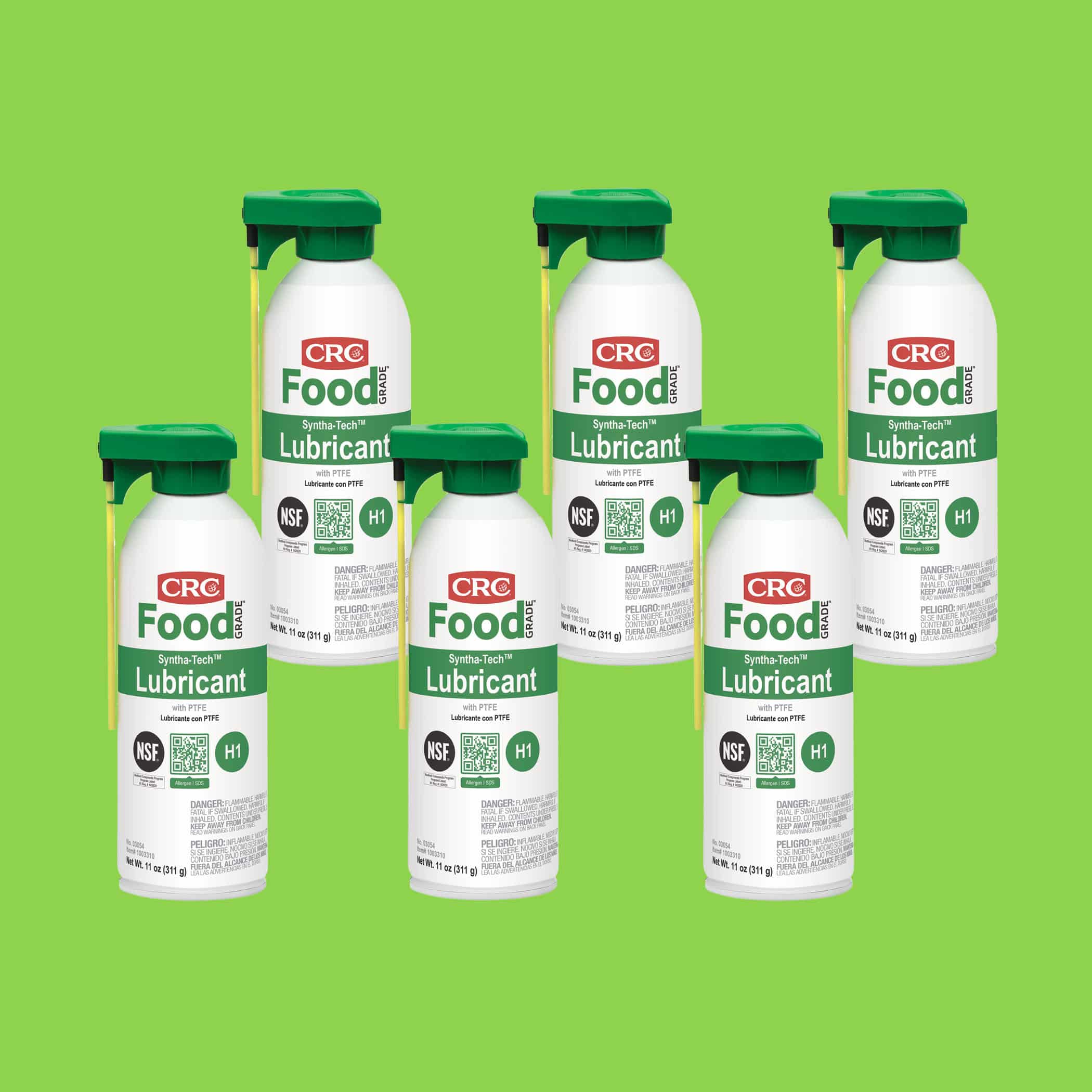 CRC Syntha Tech Lubricant with PTFE - 6 x 312g Aerosol Variation Image