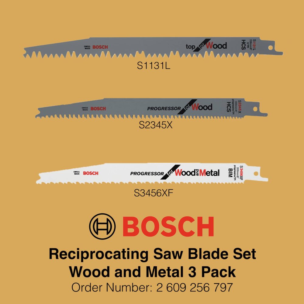 Bosch Reciprocating Saw Blade Set 1 - Gallery Image 1