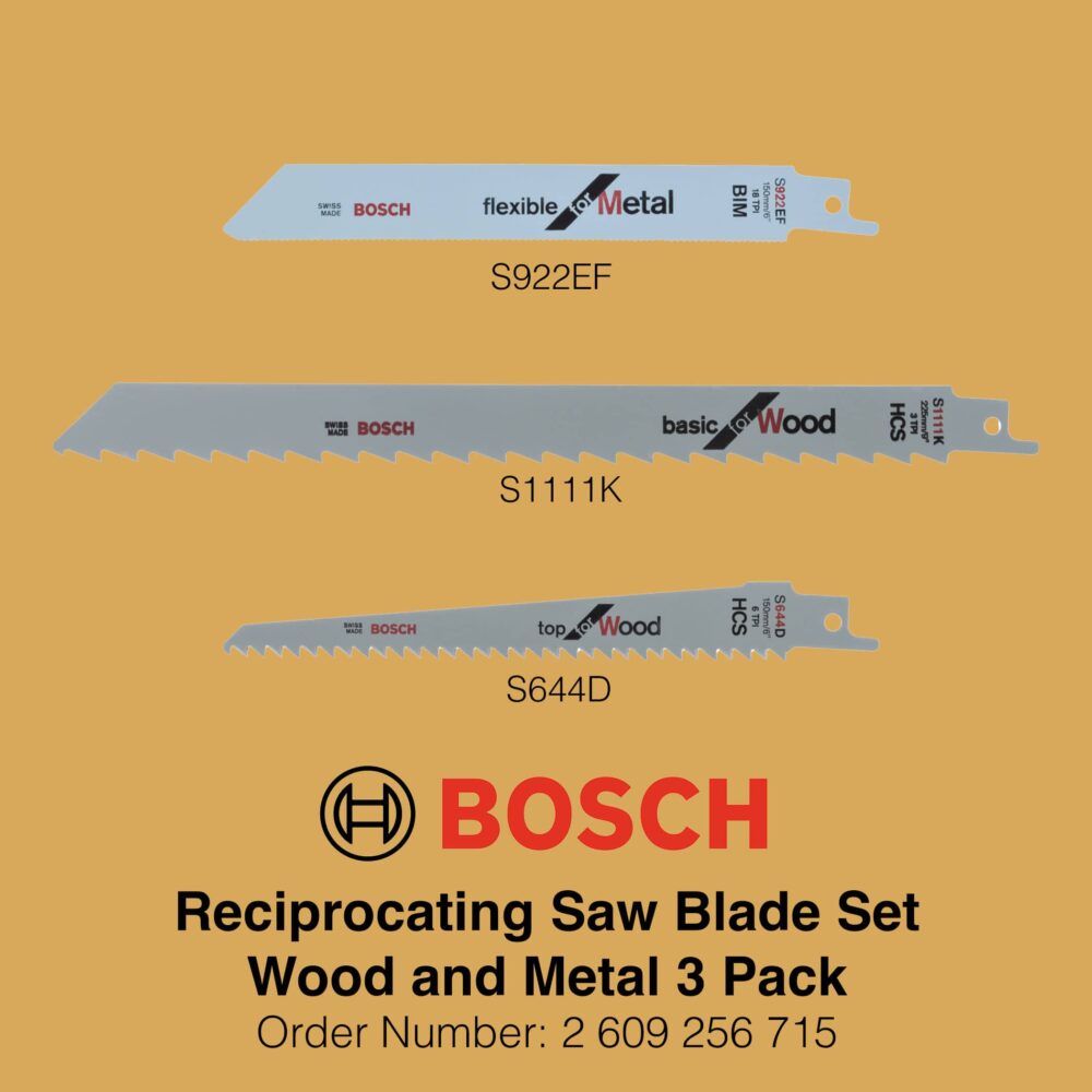 Bosch Reciprocating Saw Blade Set 2 - Gallery Image 1