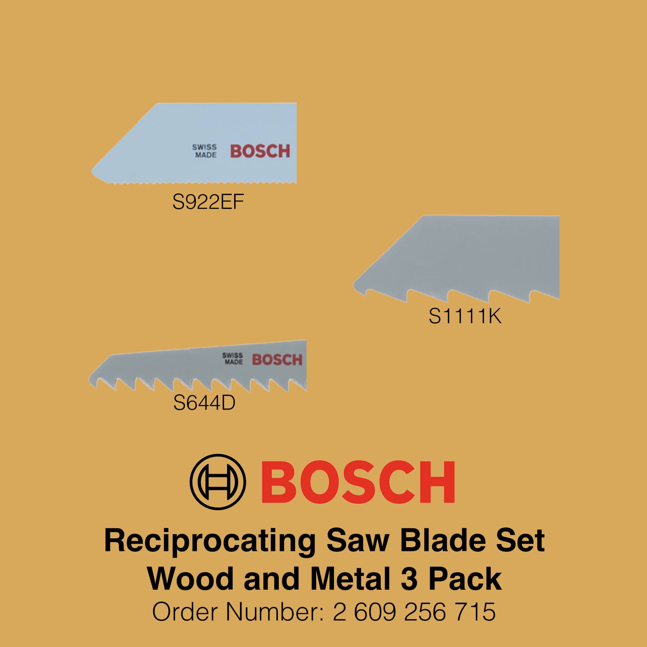 Bosch Reciprocating Saw Blade Set 2 - Gallery Image 2