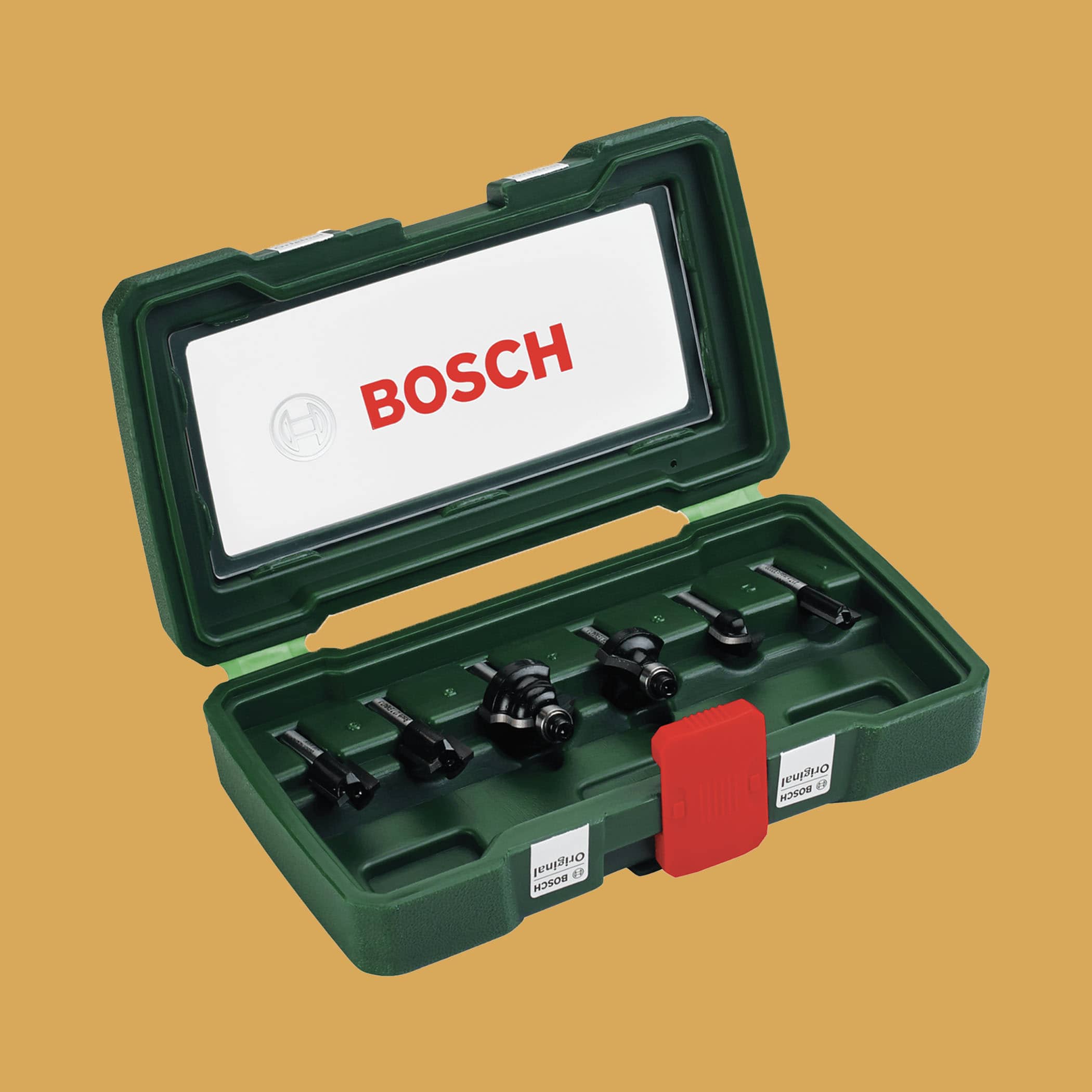 Bosch Router Bit Set 6 Pieces - Product Image