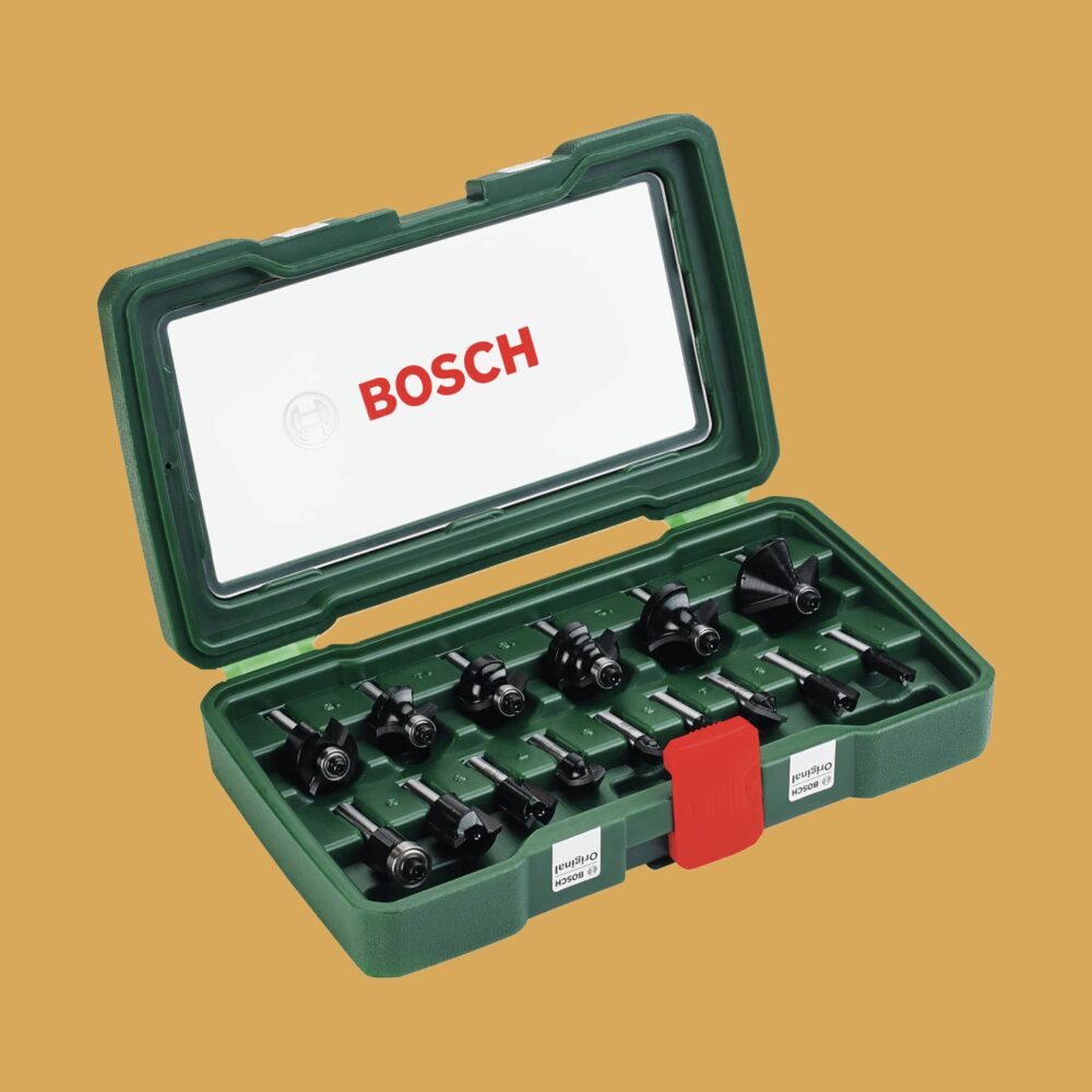 Bosch Router Bit Set 15 Pieces - Product Image