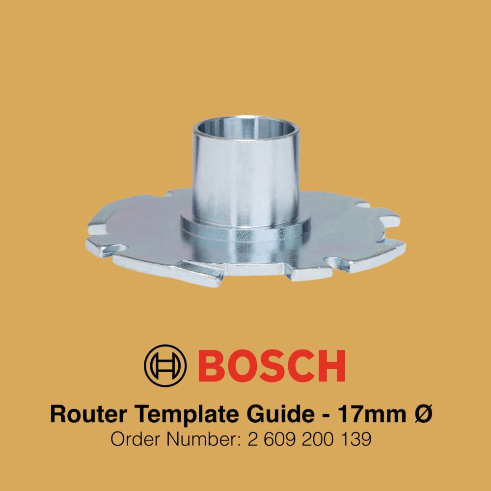 Bosch Router Template Guides 17mm - Gallery Image