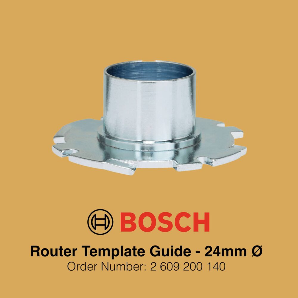 Bosch Router Template Guides 24mm - Gallery Image