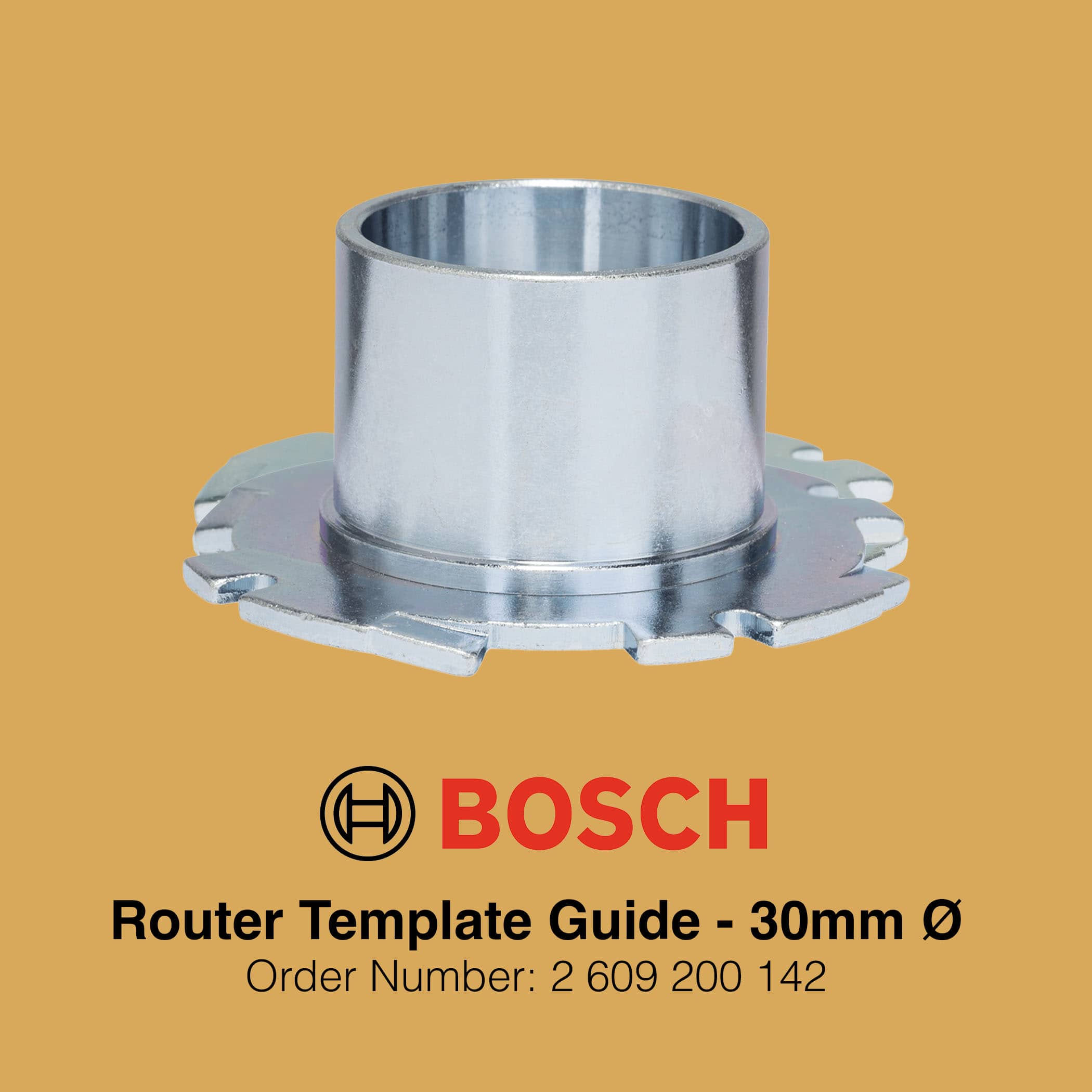 Bosch Router Template Guides 30mm - Gallery Image