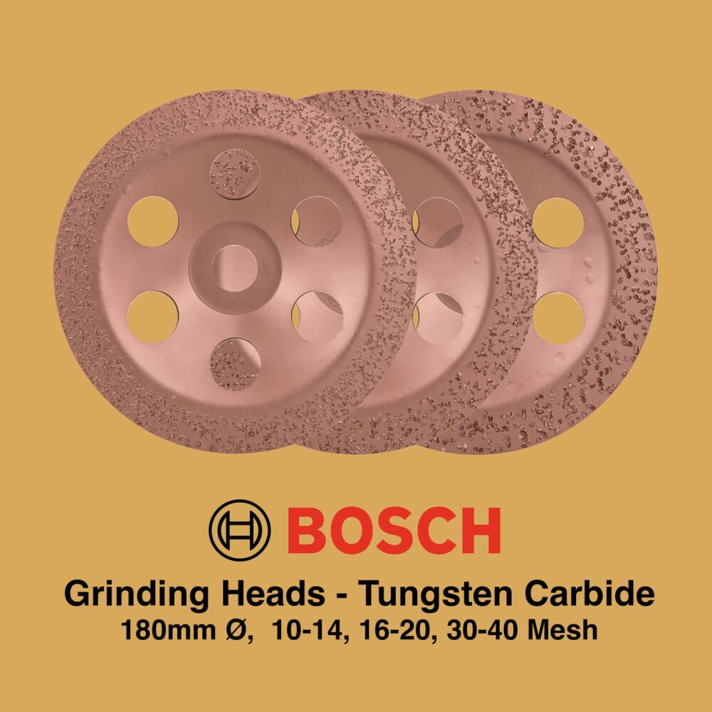 Bosch Grinding Heads Tungsten Carbide - Gallery Image