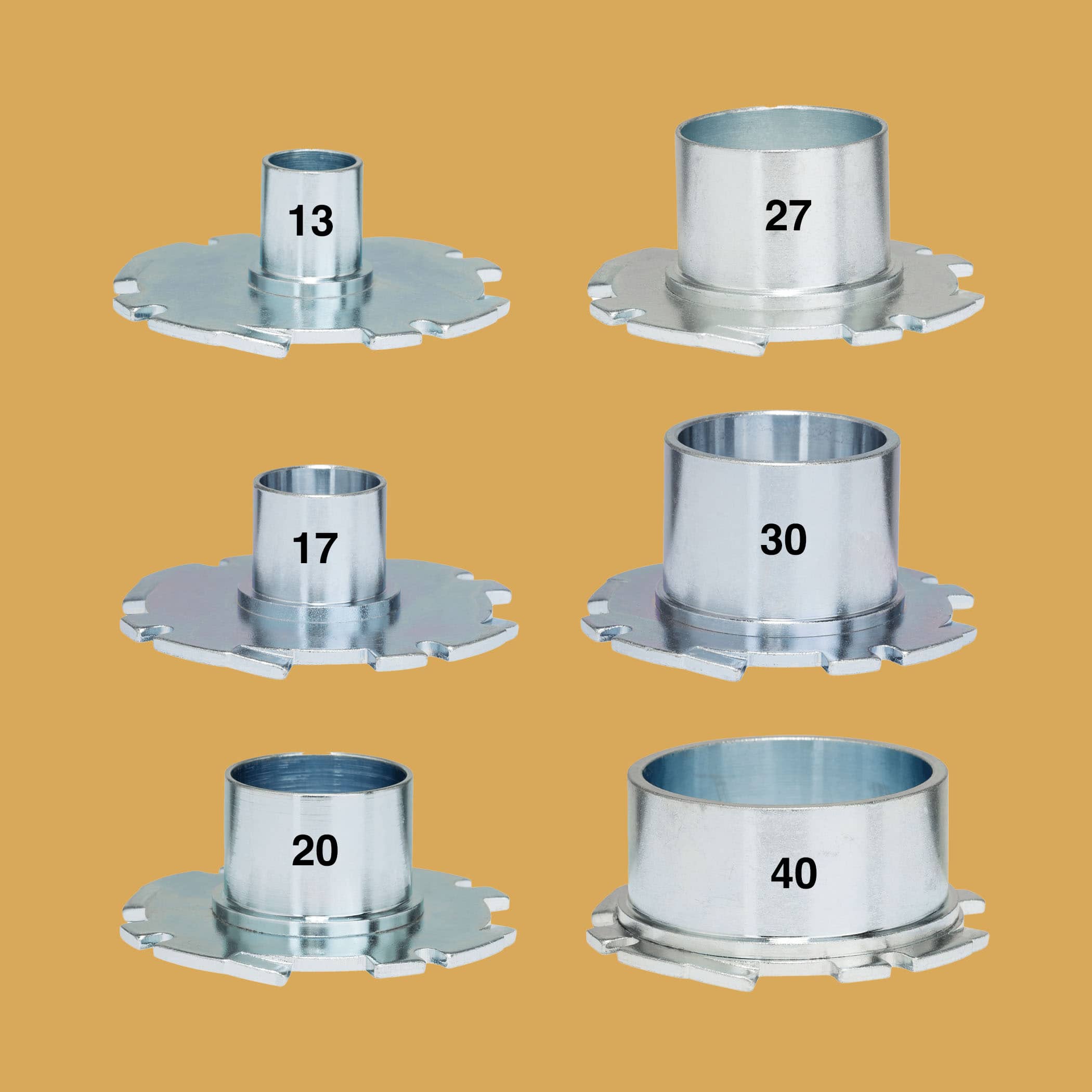 Bosch Router Template Guides 10-40mm - Product Image