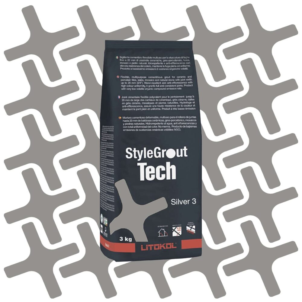 Litikol Stylegrout Tech Silver 3 - 3kg Product Image
