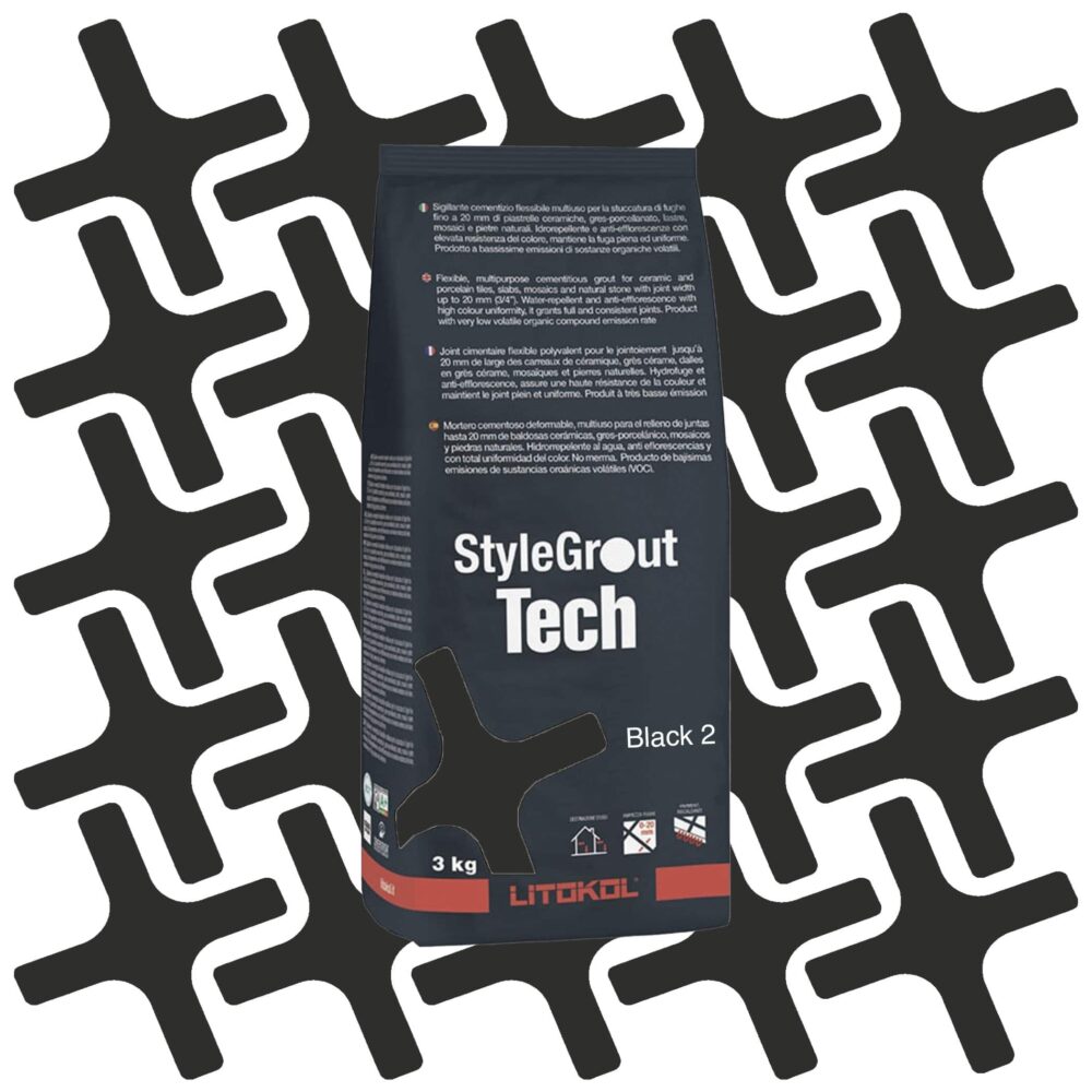 Litikol Stylegrout Tech Black 2 - 3kg Product Image