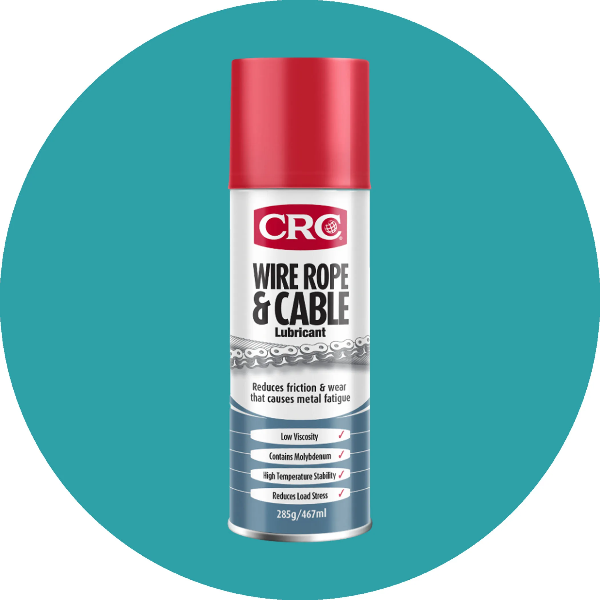 CRC Wire Rope and Cable Lubricant Aerosol - 285g Product Image
