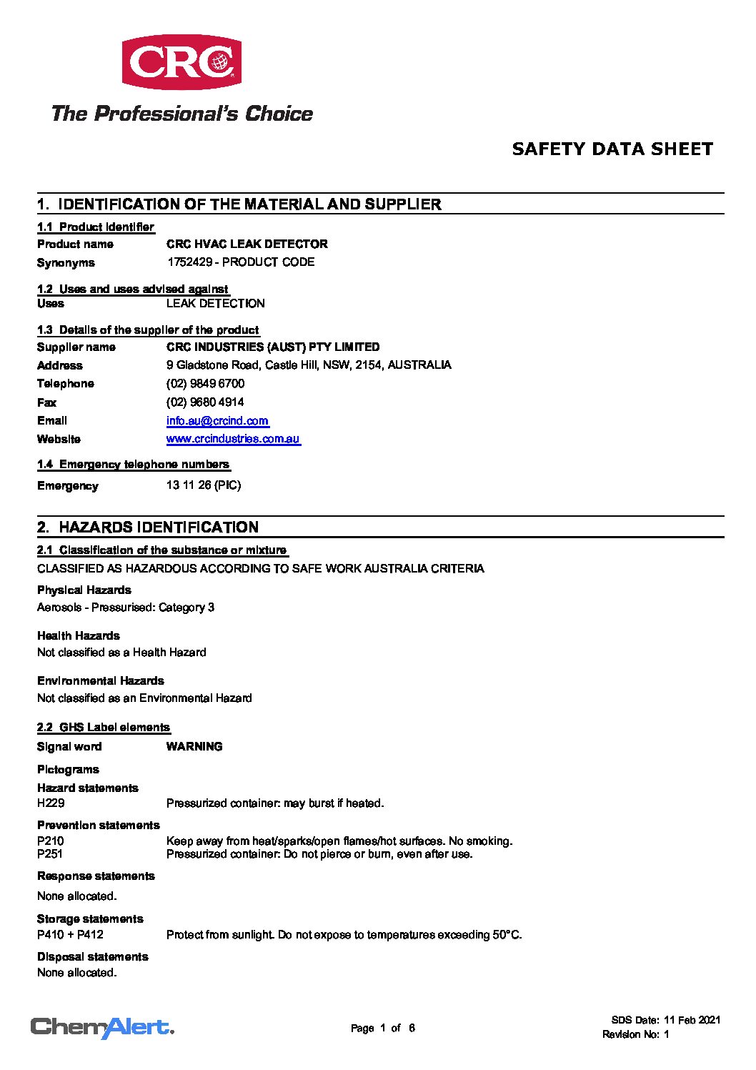 Technical Specifications