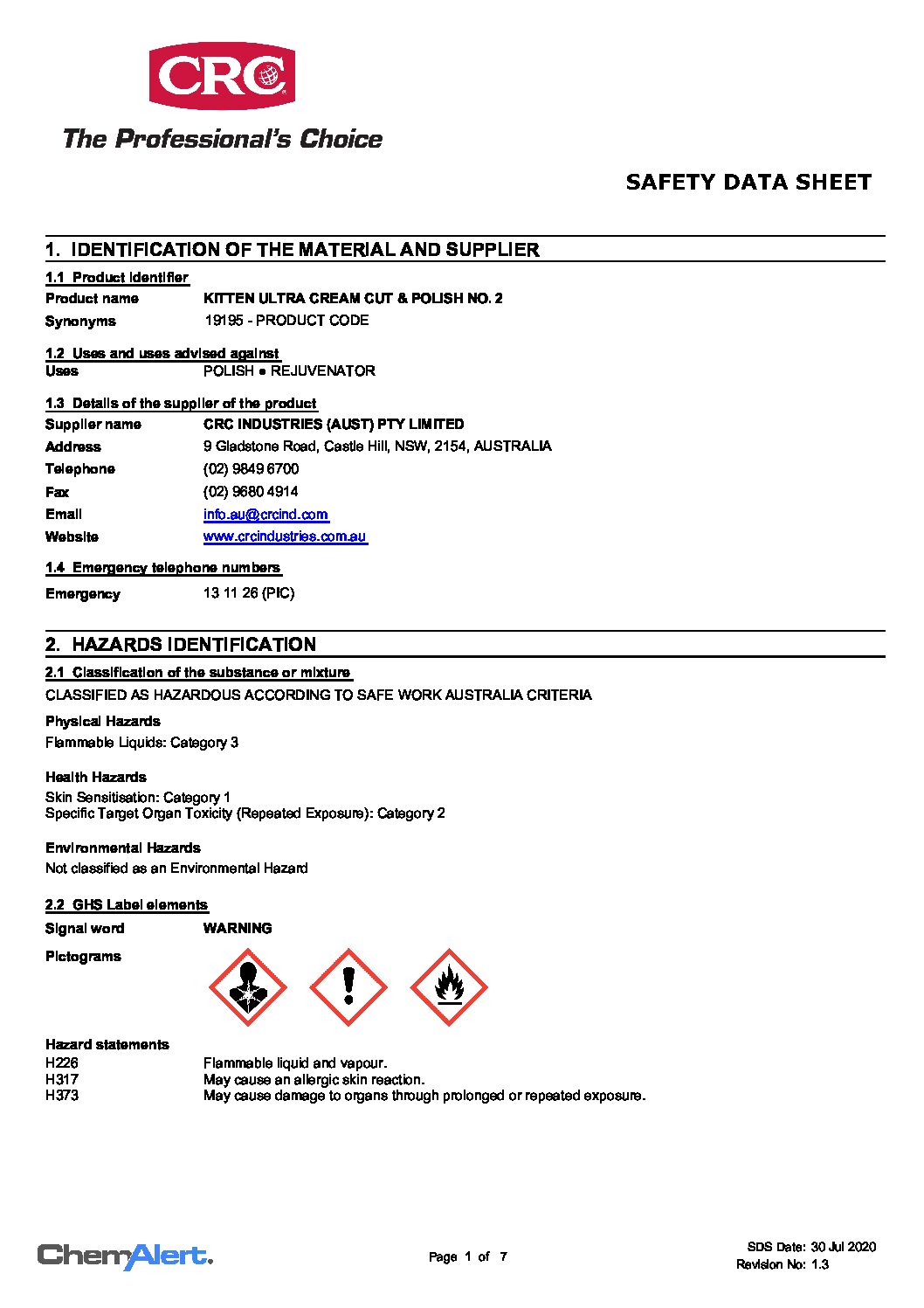 Technical Specifications