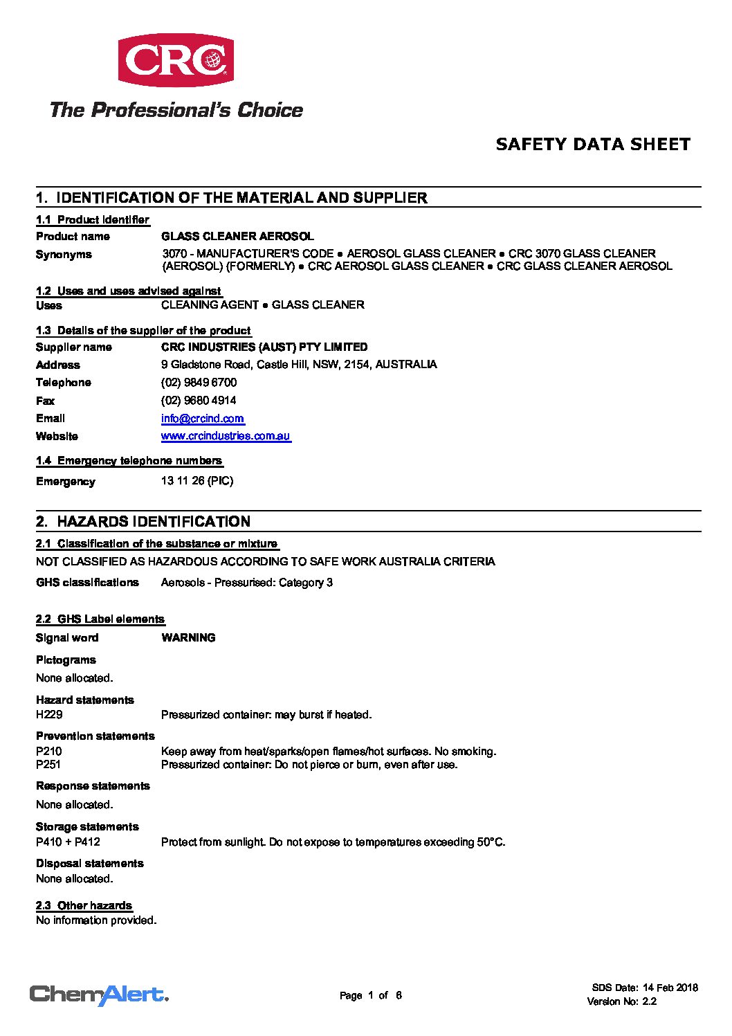 Technical Specifications