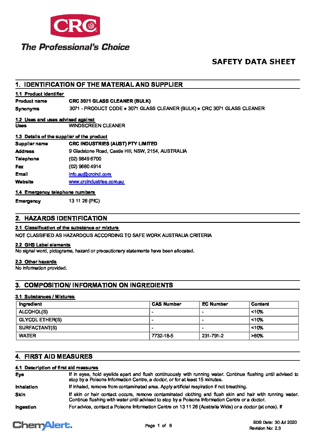 Technical Specifications