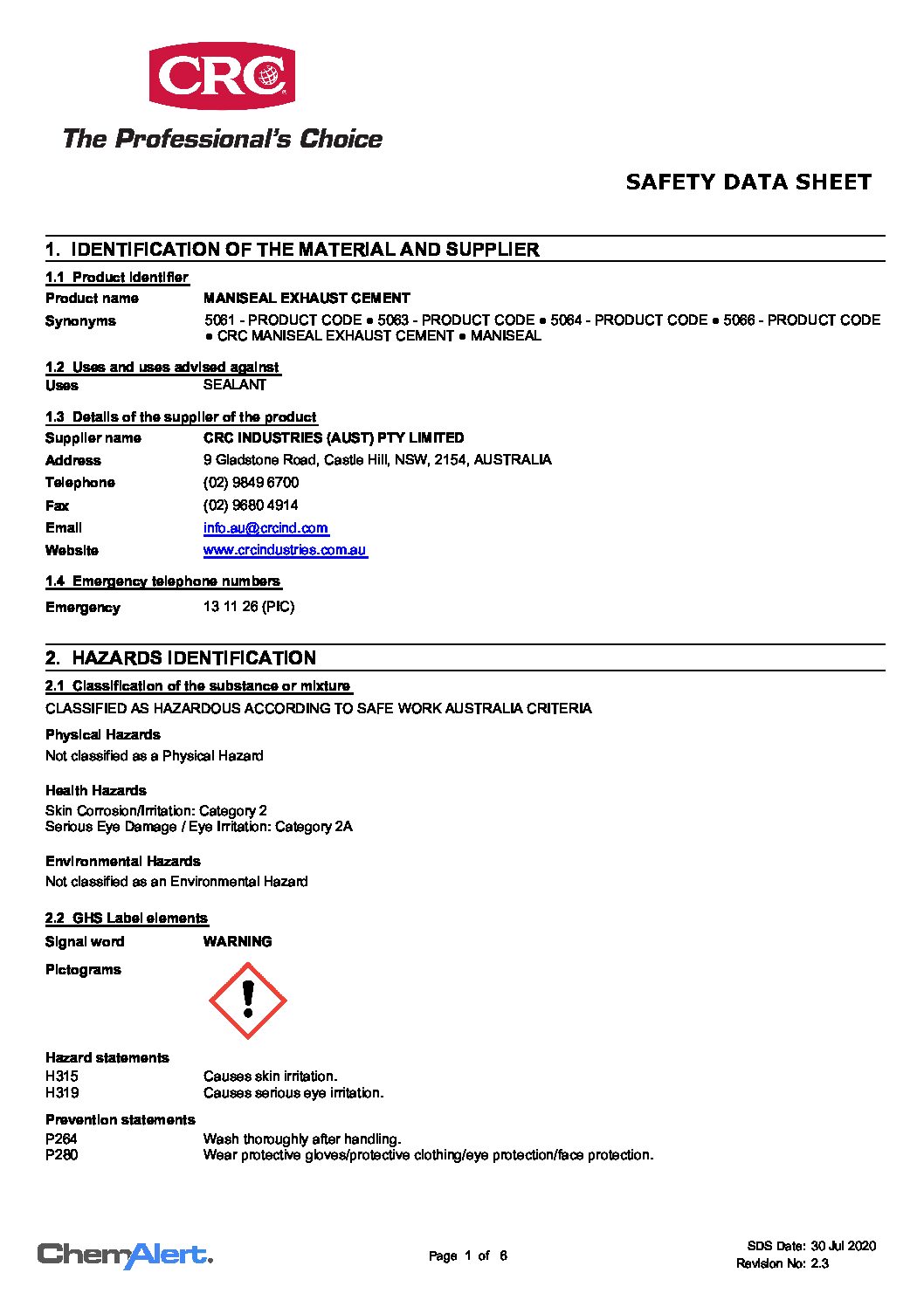Technical Specifications