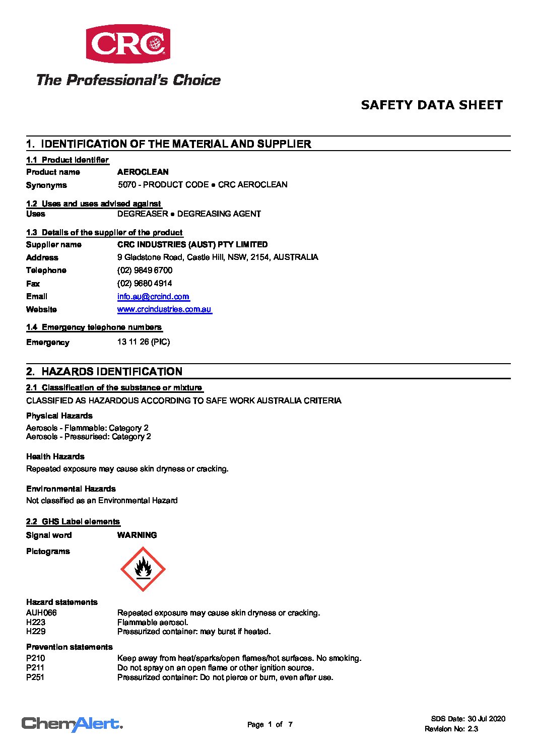 Technical Specifications