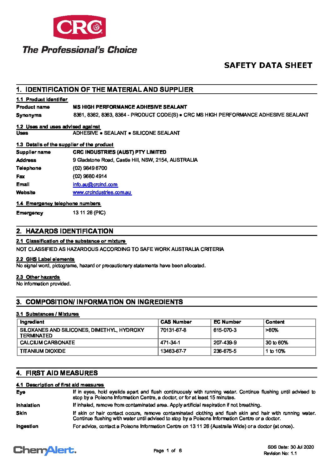 Technical Specifications