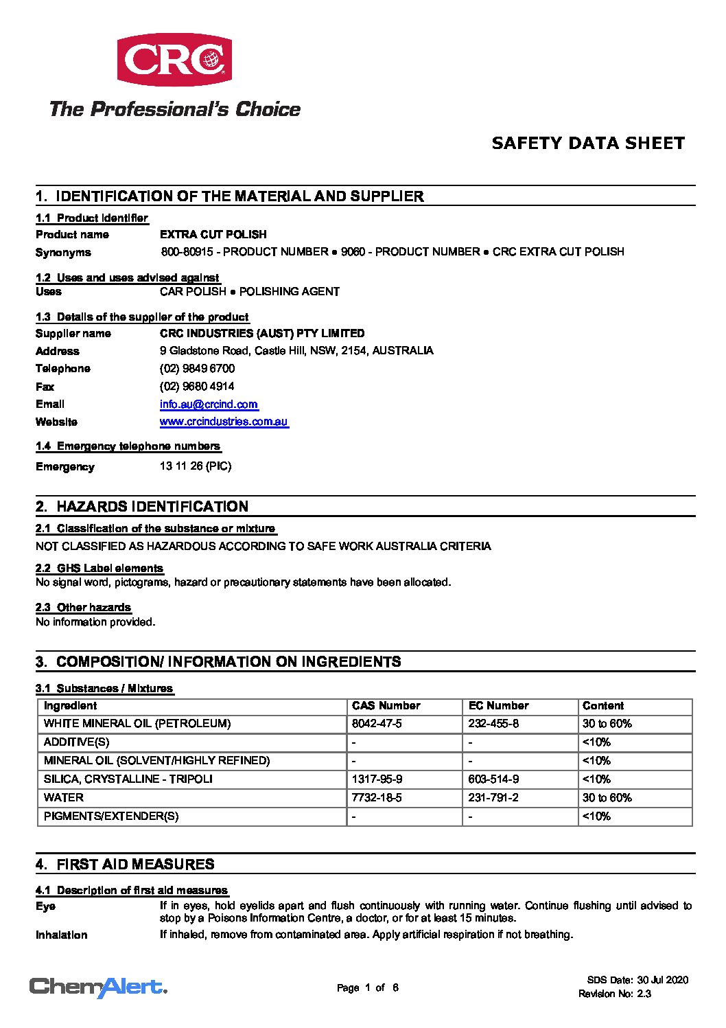 Technical Specifications