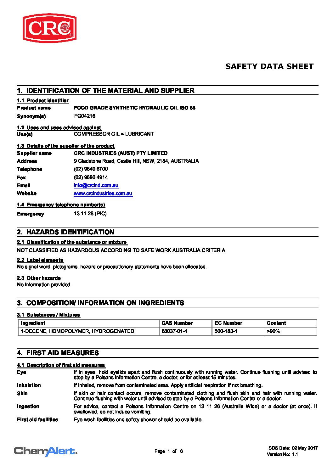 Technical Specifications