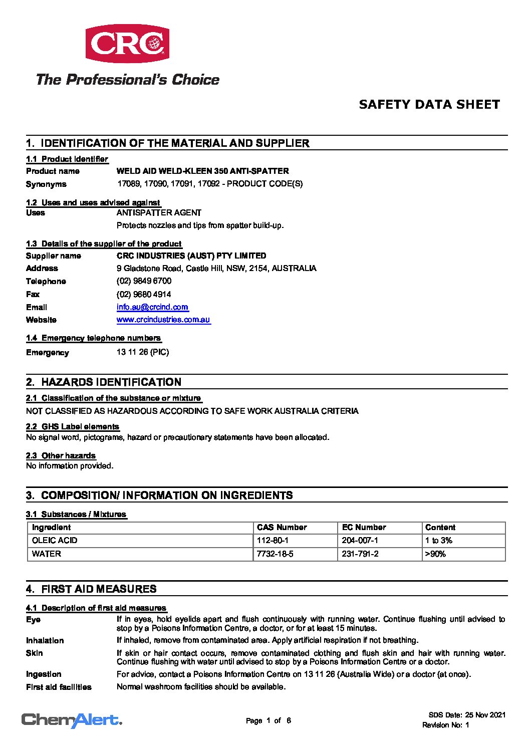 Technical Specifications