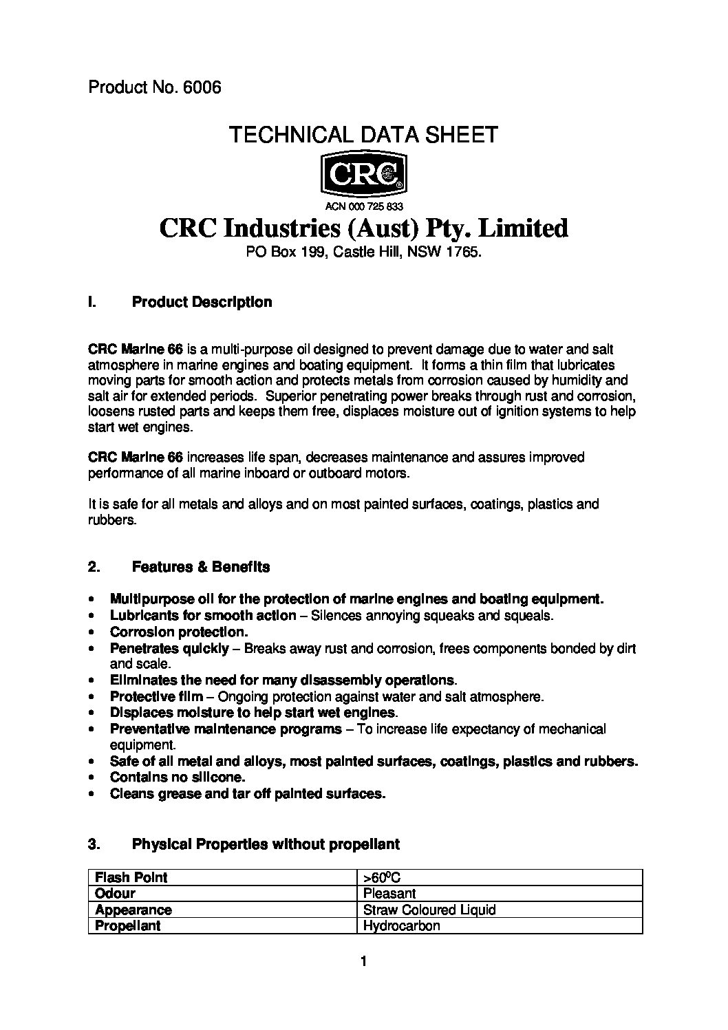 Technical Specifications
