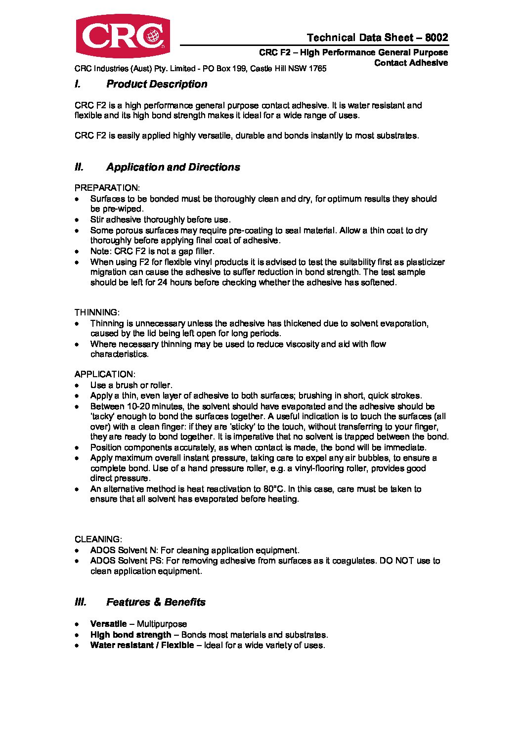 Technical Specifications