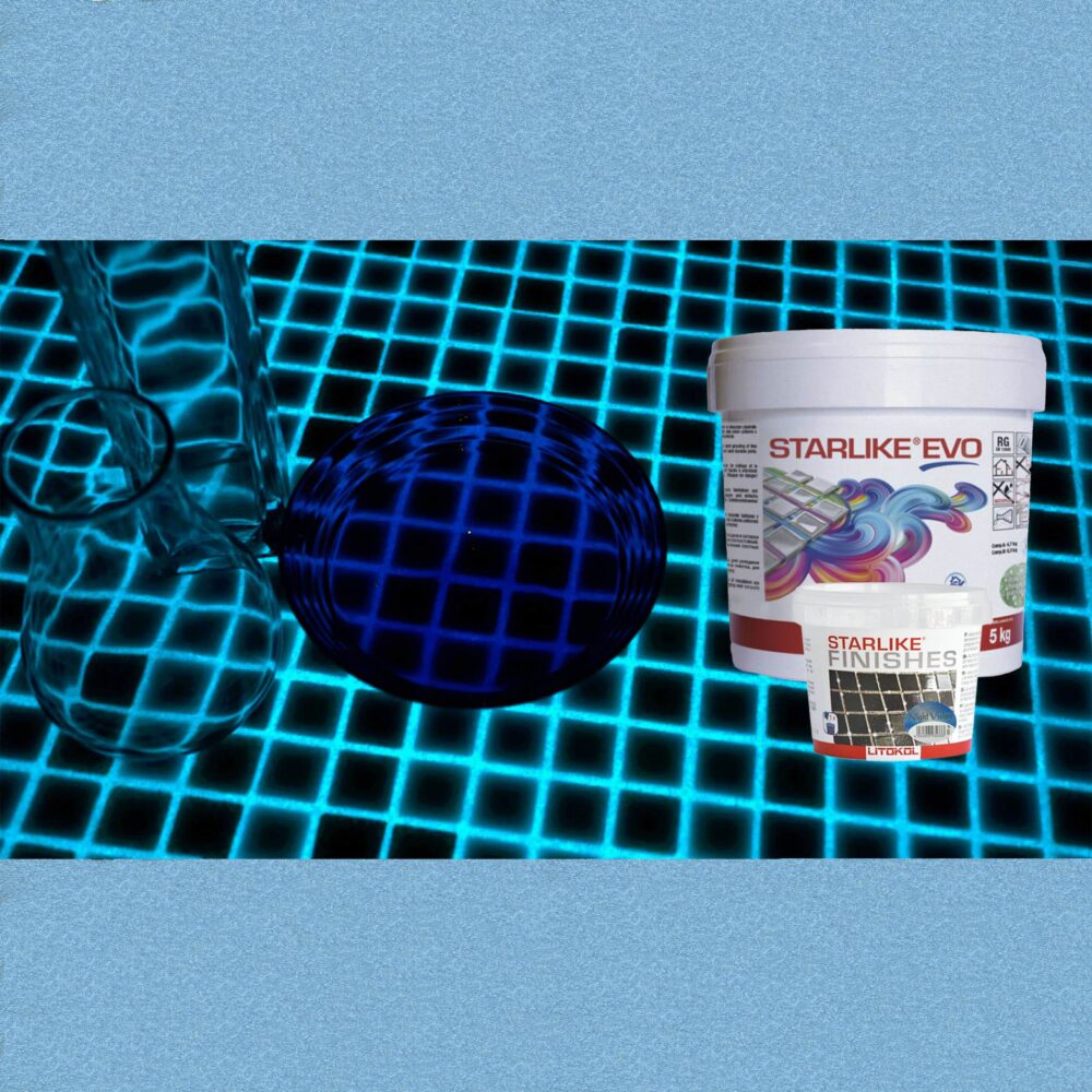 Starlike EVO Epoxy Grout Blu Denim - Night Vision - Product Image