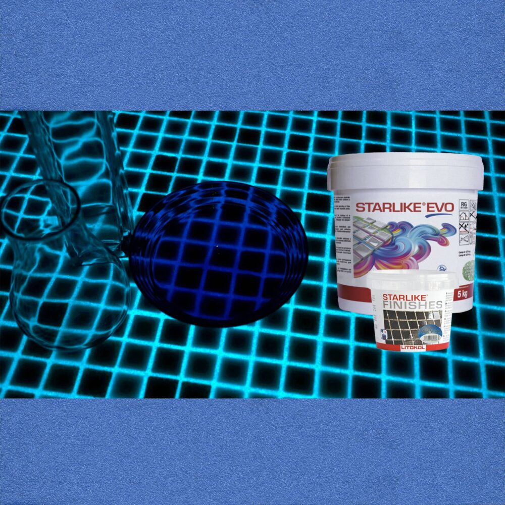 Starlike EVO Epoxy Grout Blu Zaffiro - Night Vision - Product Image
