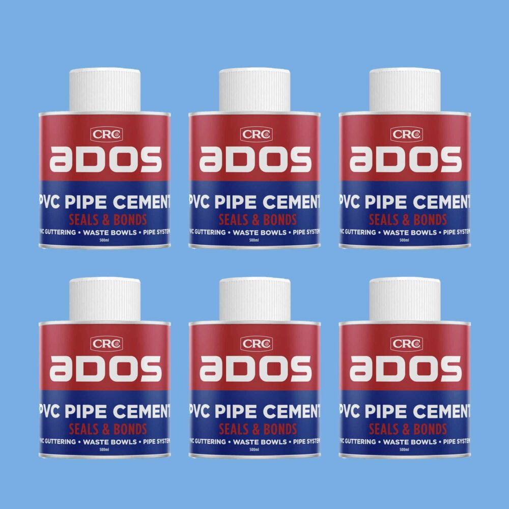 CRC ADOS PVC Pipe Cement - 6 x 500ml Variation Image