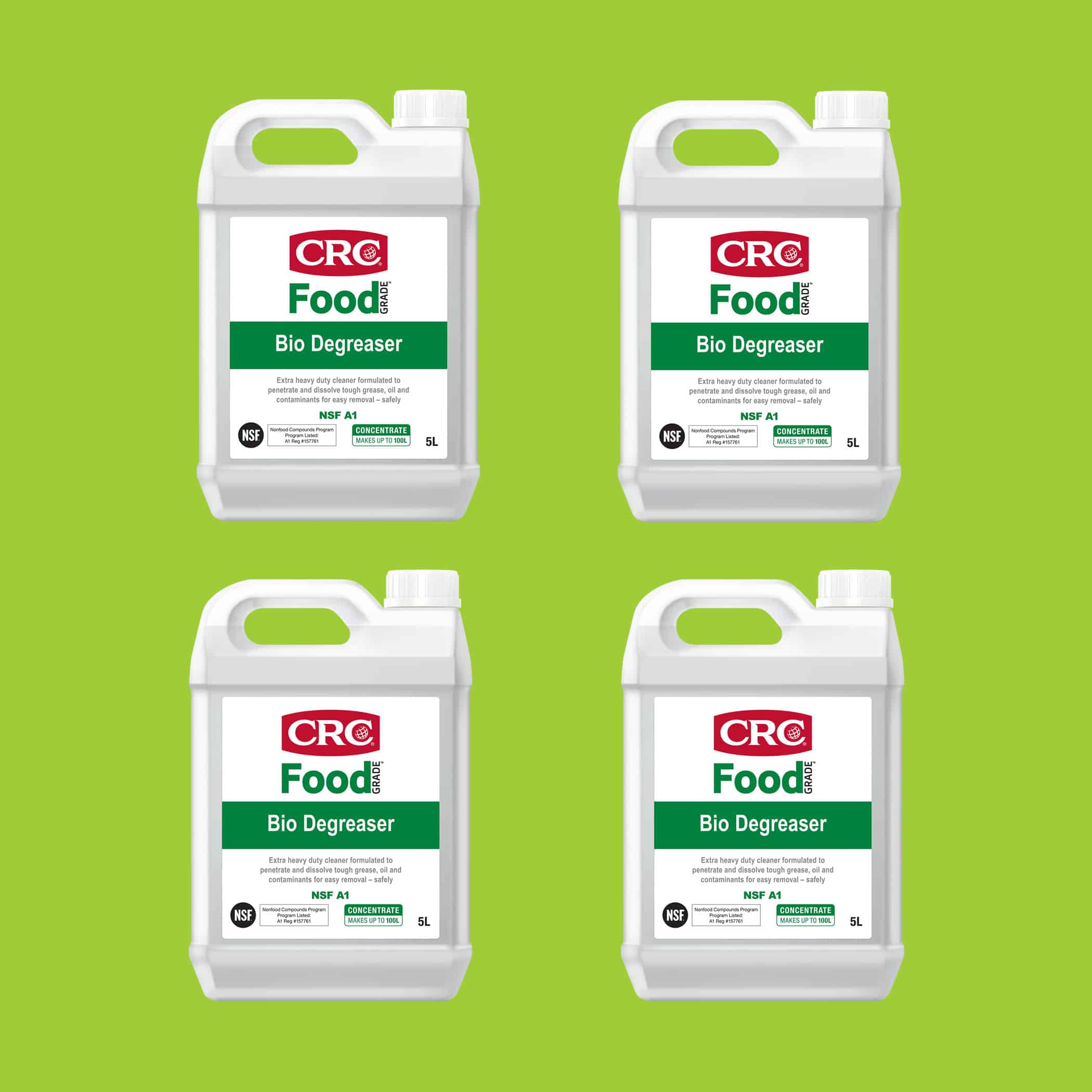 CRC Food Grade Bio Degreaser - 4 x 5 Litre Variation Image