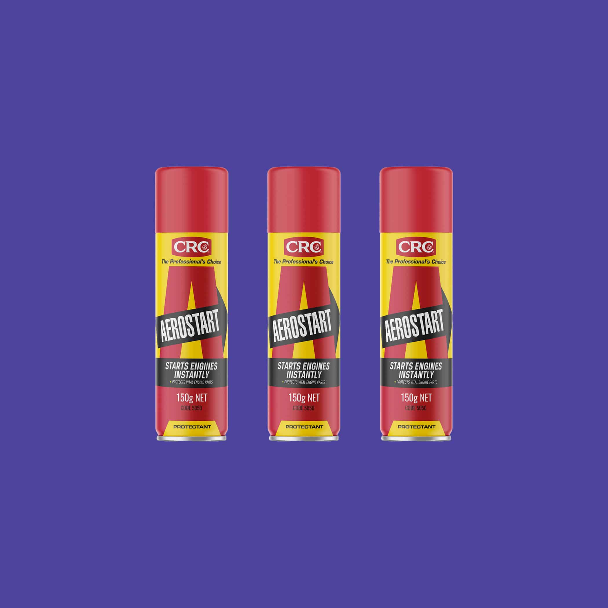 CRC Aerostart Instant Start Aerosol - 150g x 3 Variation Image