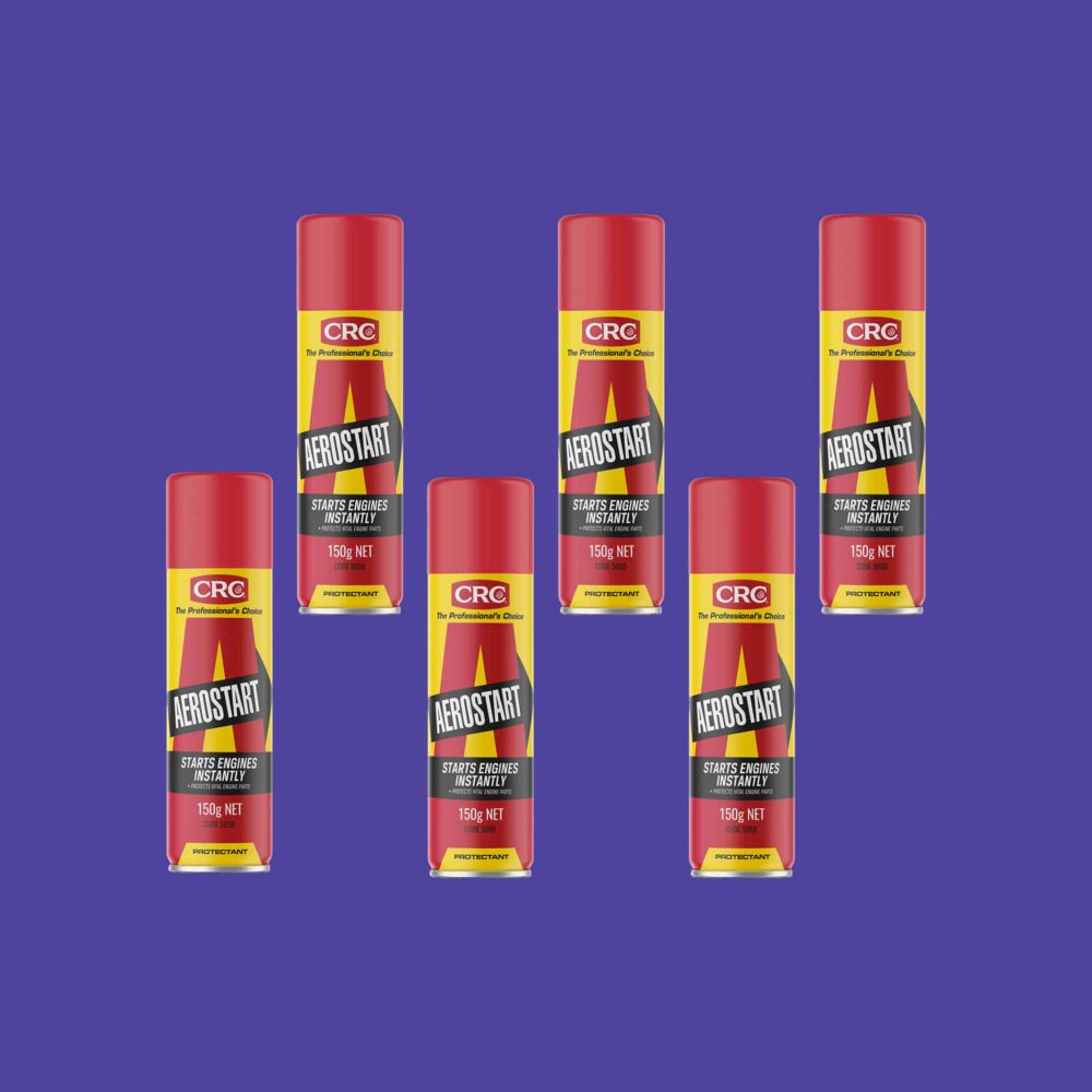 CRC Aerostart Instant Start Aerosol - 150g x 6 Variation Image