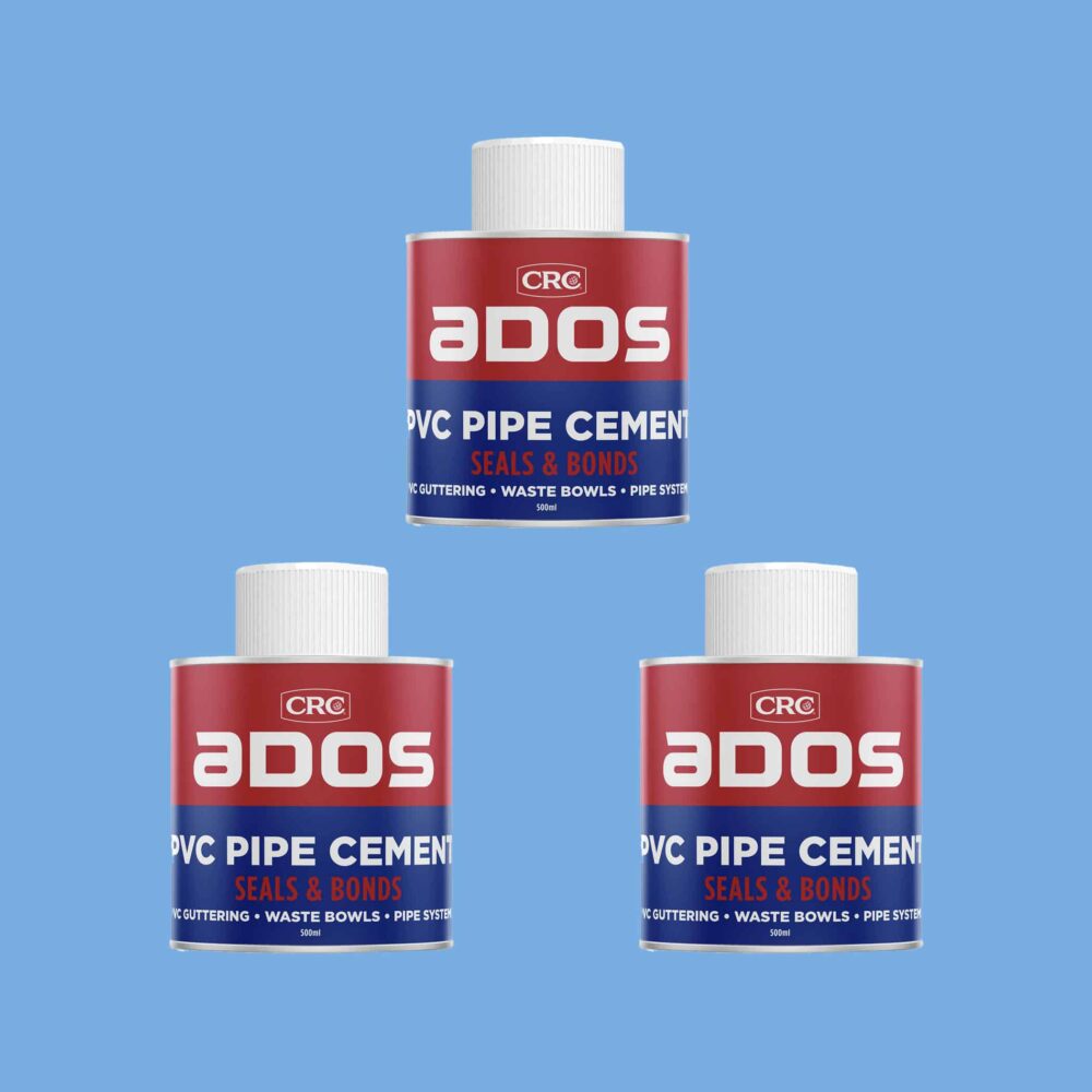 CRC ADOS PVC Pipe Cement - 500ml x 3 Variation Image