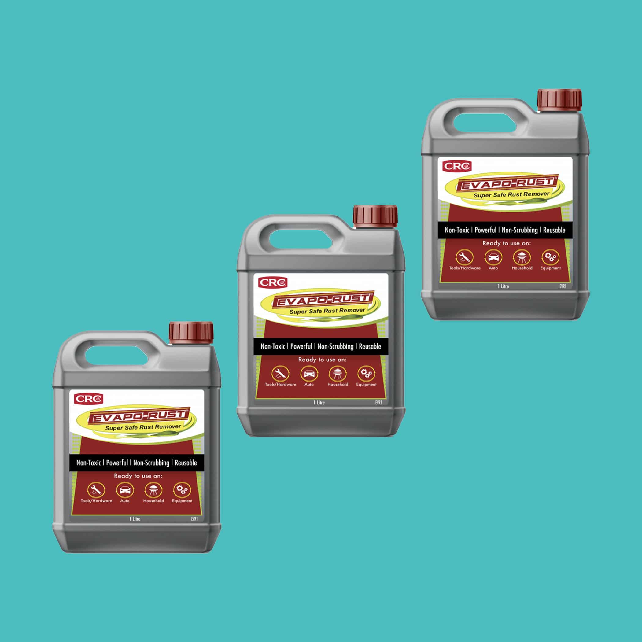 CRC Evapo-rust Rust Remover Liquid - 1 Litre x 3 Variation Image