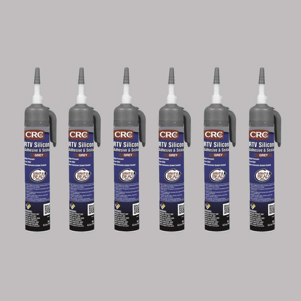 CRC RTV Silicone Sealant - 6 x 184g Grey Variation Image