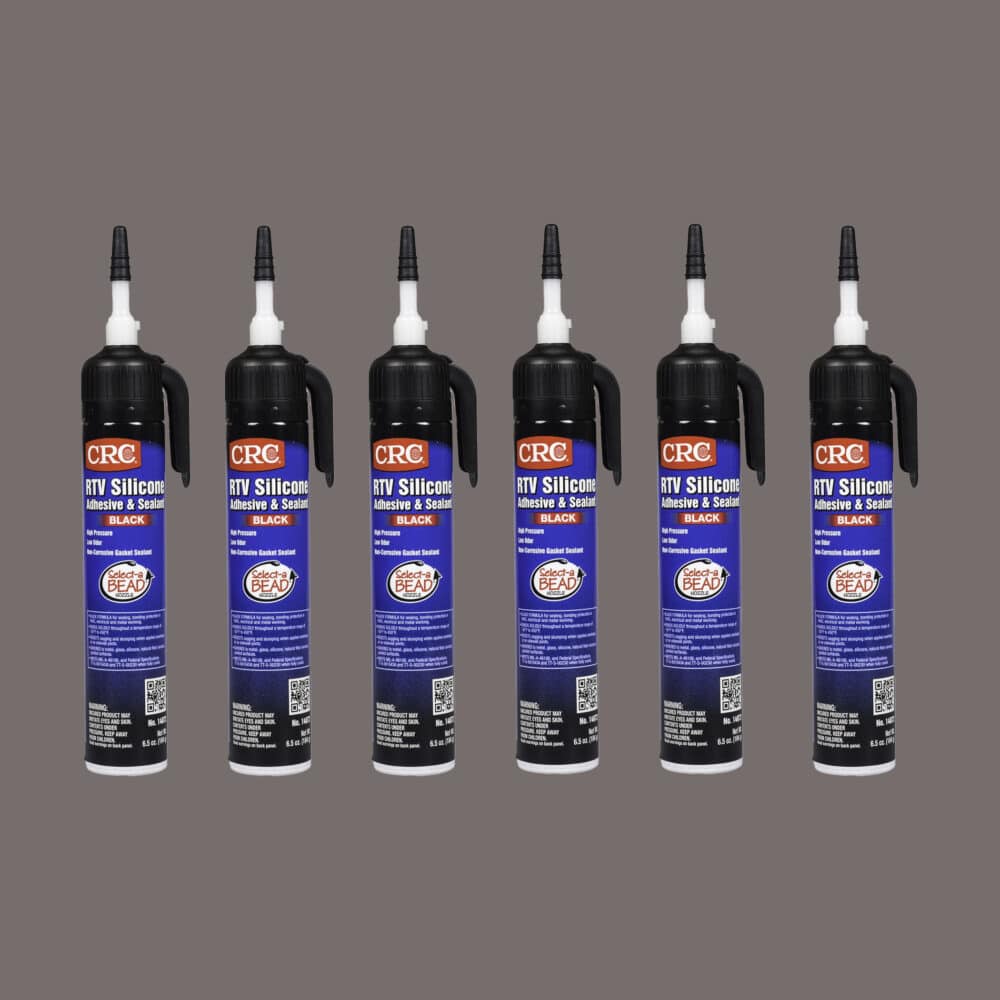 CRC RTV Silicone Sealant - 6 x 184g Black Variation Image