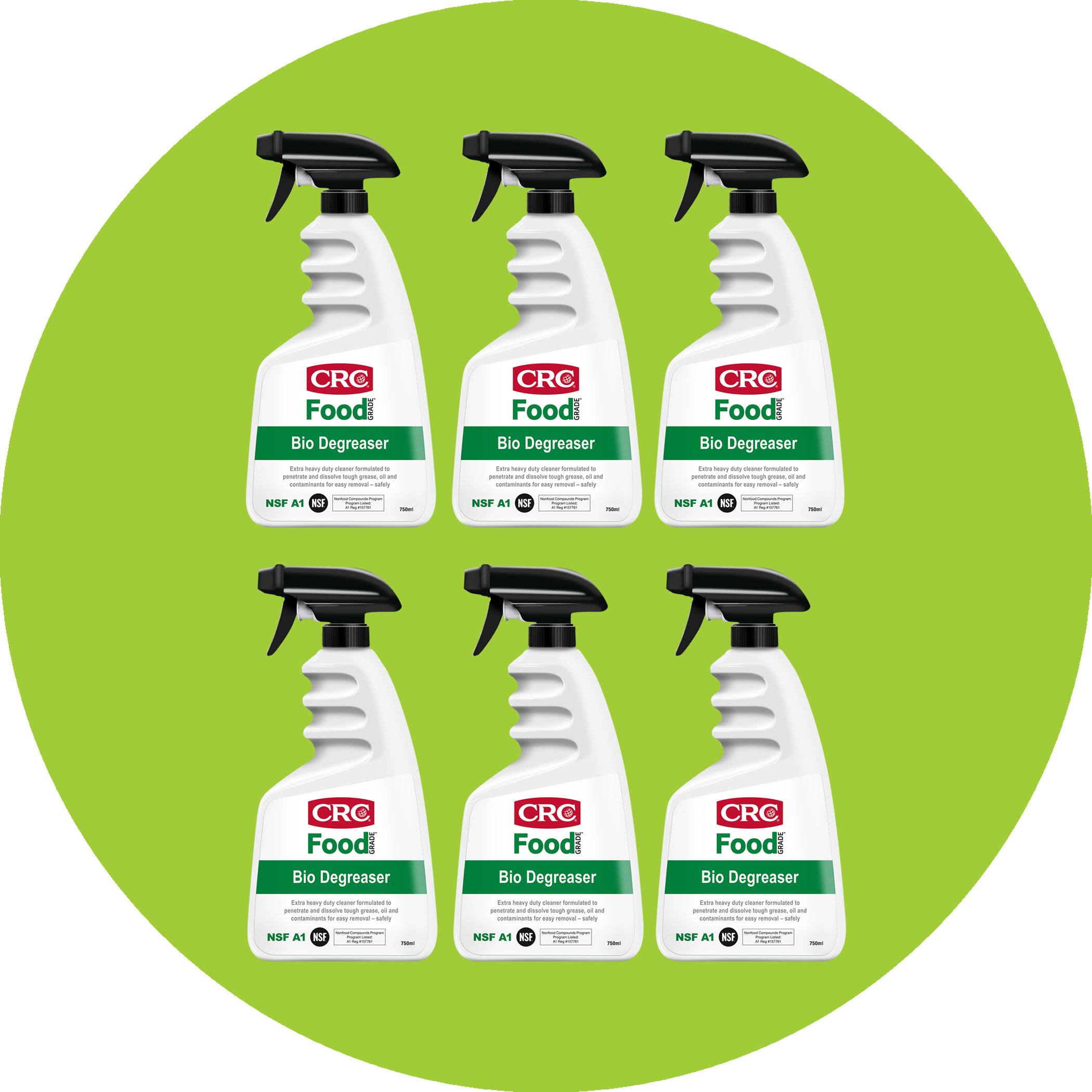 CRC Food Grade Bio Degreaser - 6 x 750ml Variation Image