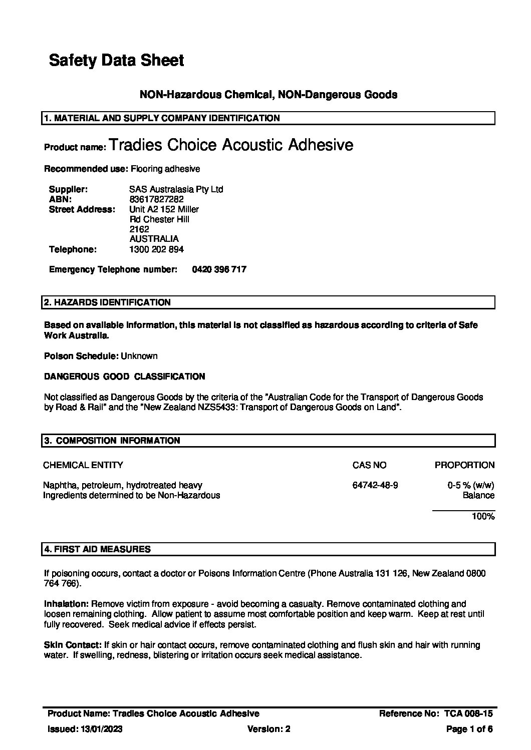 Technical Specifications