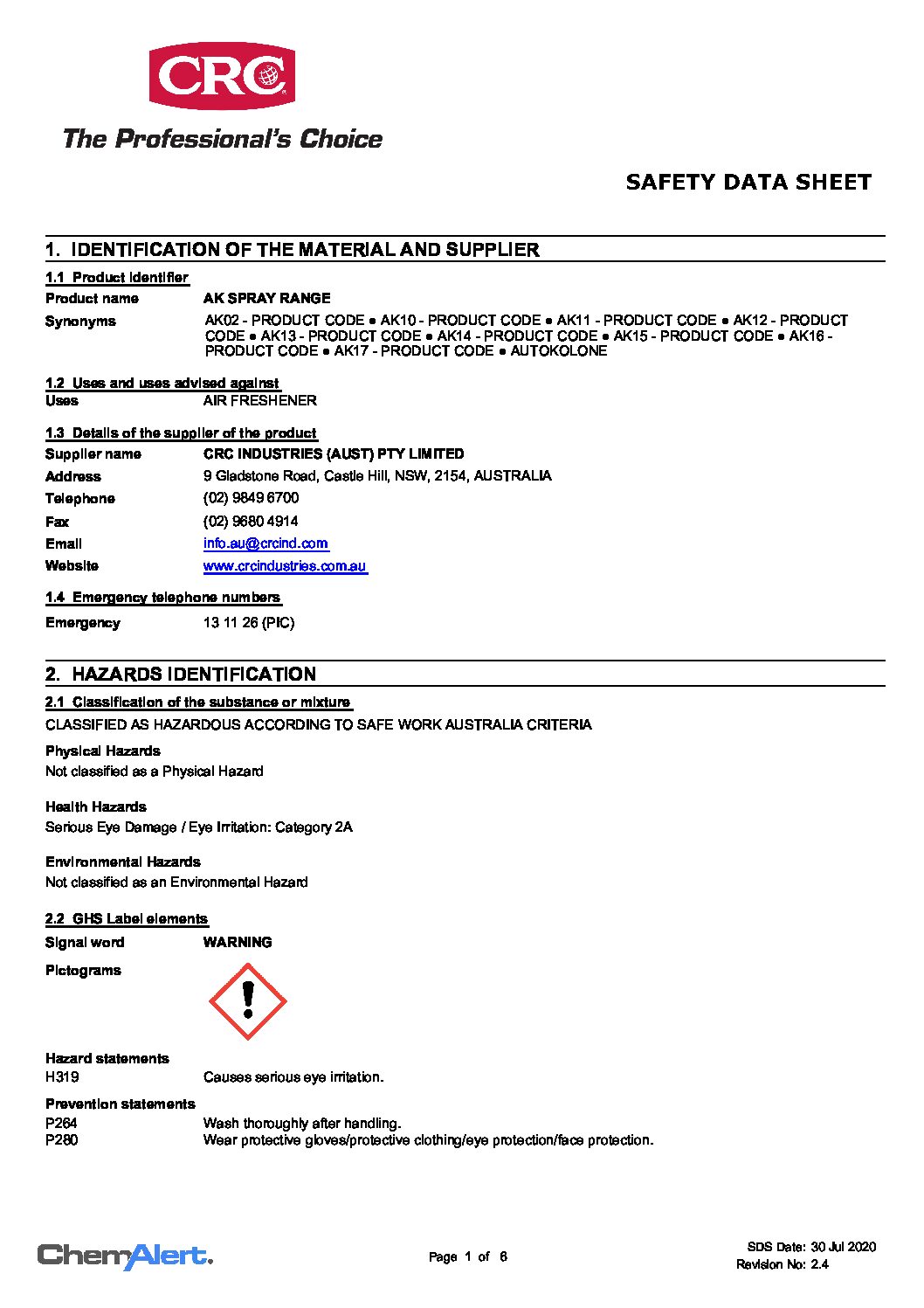 Technical Specifications
