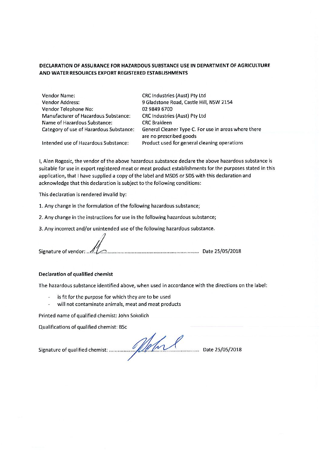 Technical Specifications